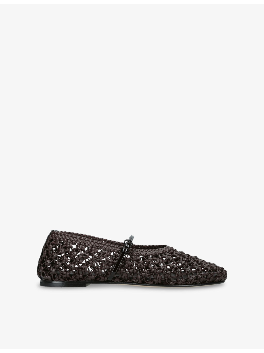 Balla Weave Leather Ballet Flats - 1