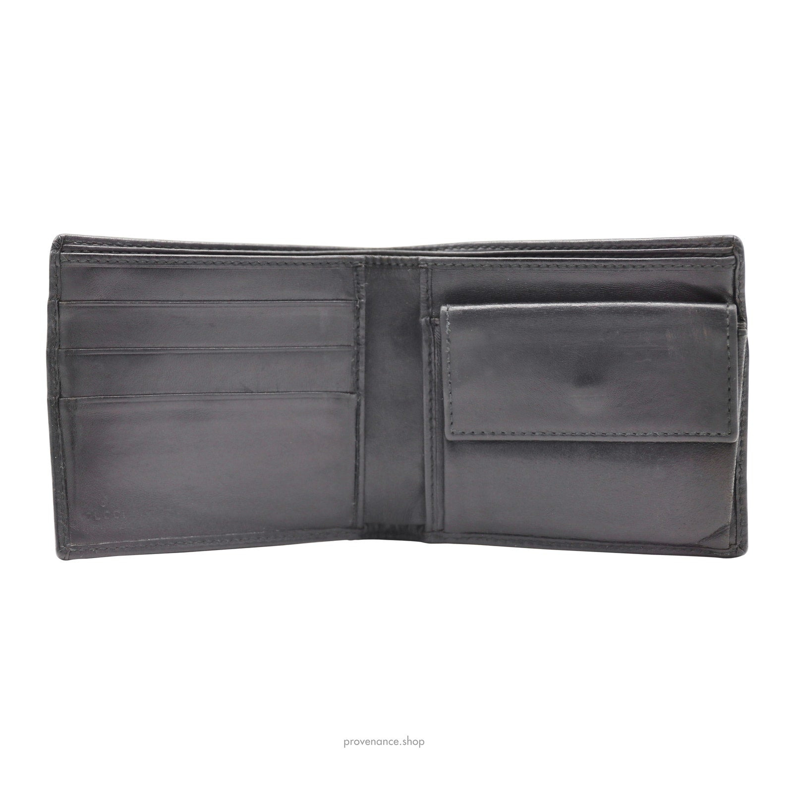 Gucci Bifold Wallet - GG Canvas with Leather Trim - 5