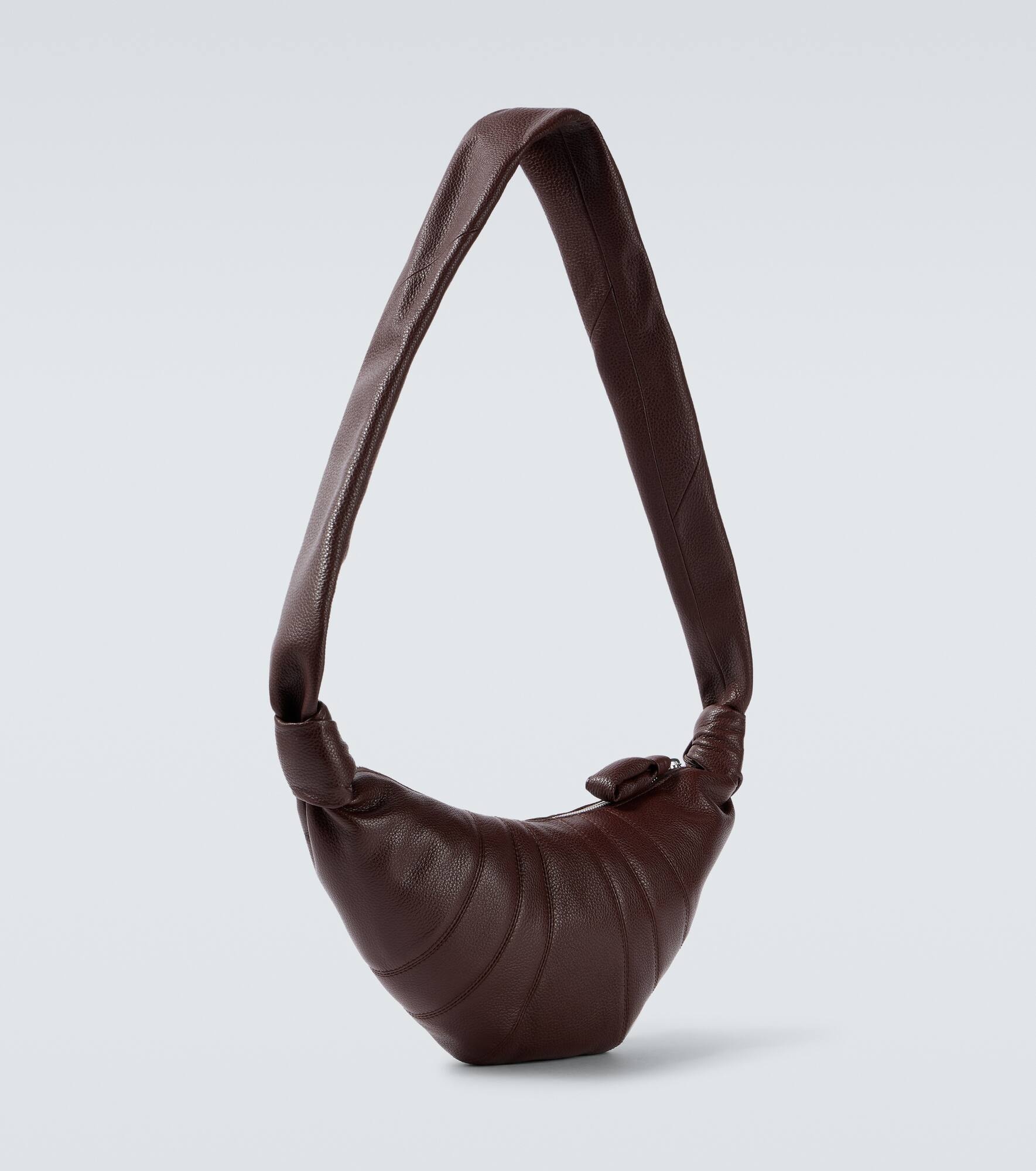 Croissant Small leather shoulder bag - 5