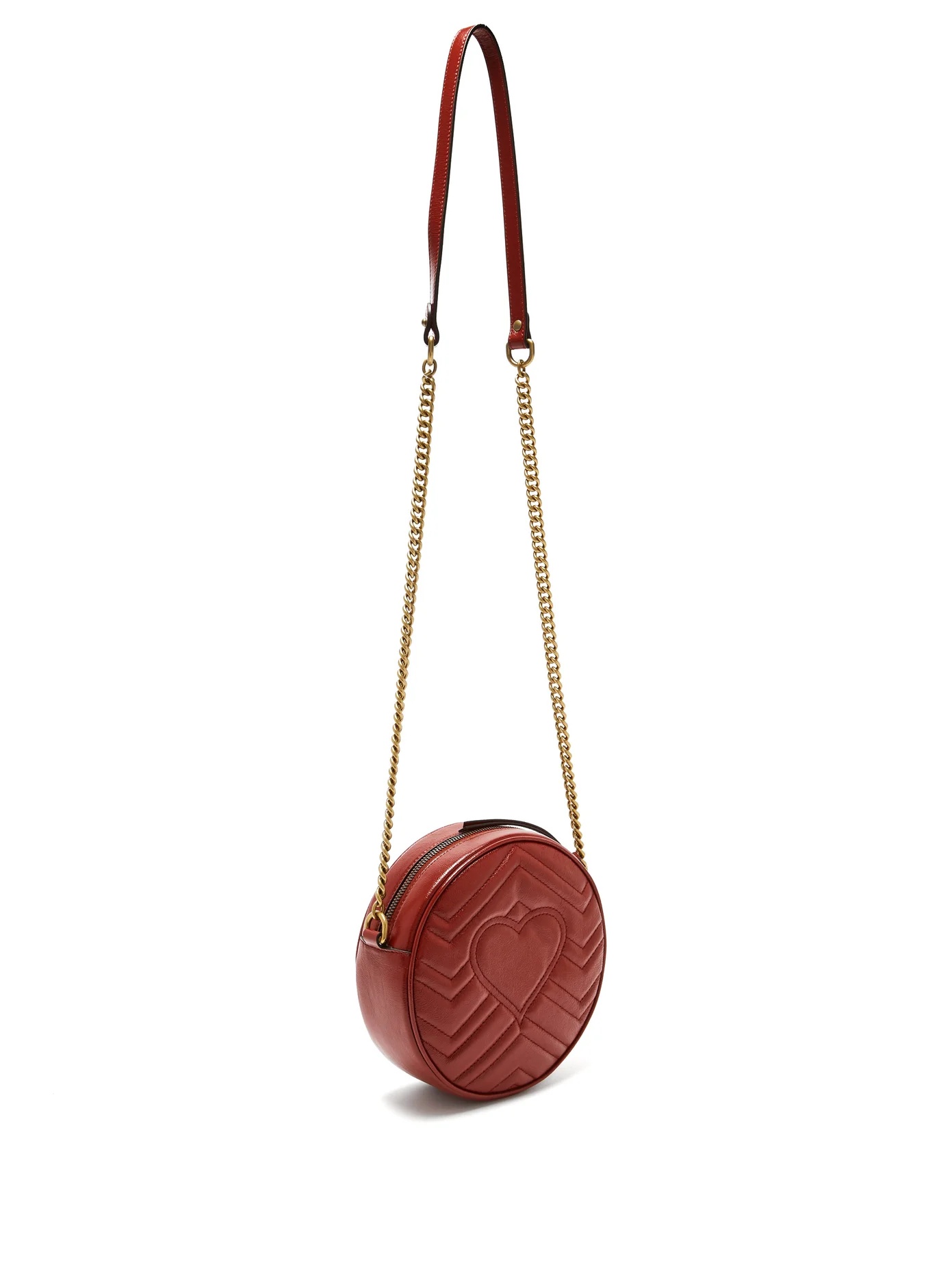 GG Marmont circular leather cross-body bag - 4