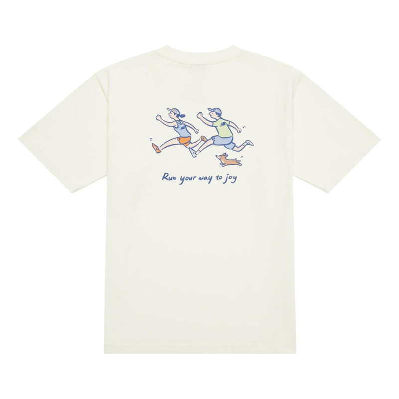 New Balance Running Duo Graphic T-Shirt 'Ivory' NEE26121-IV - 1