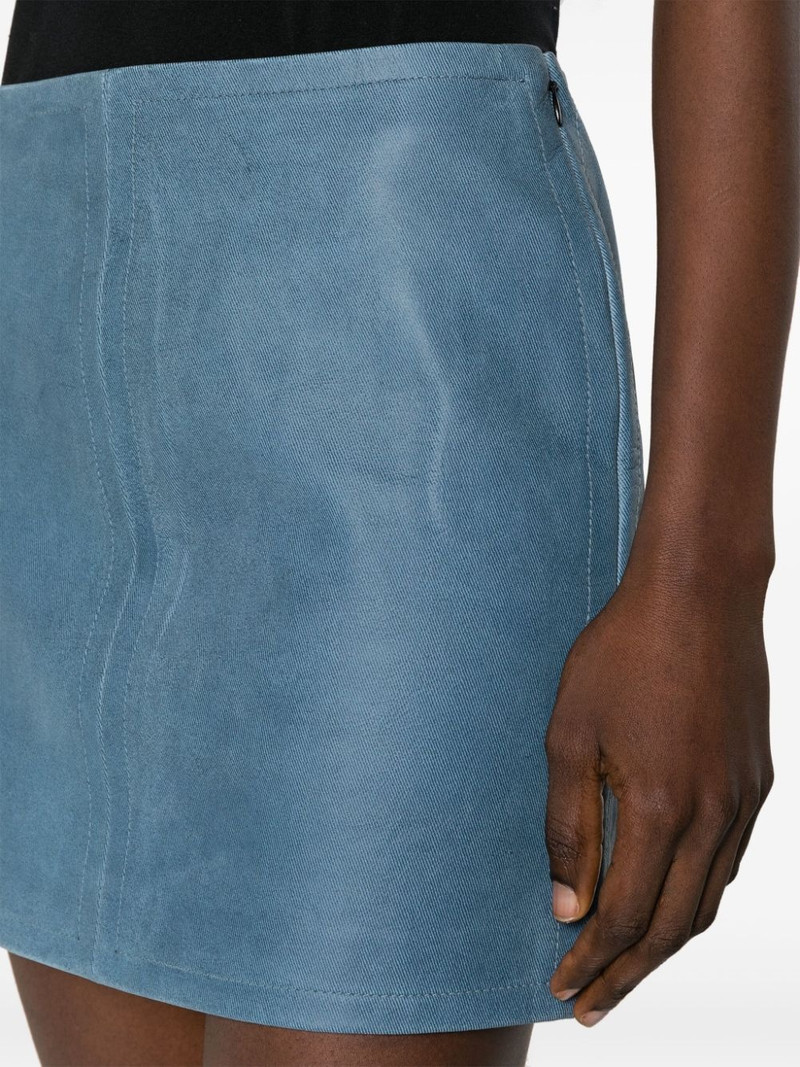 Perla leather miniskirt 5