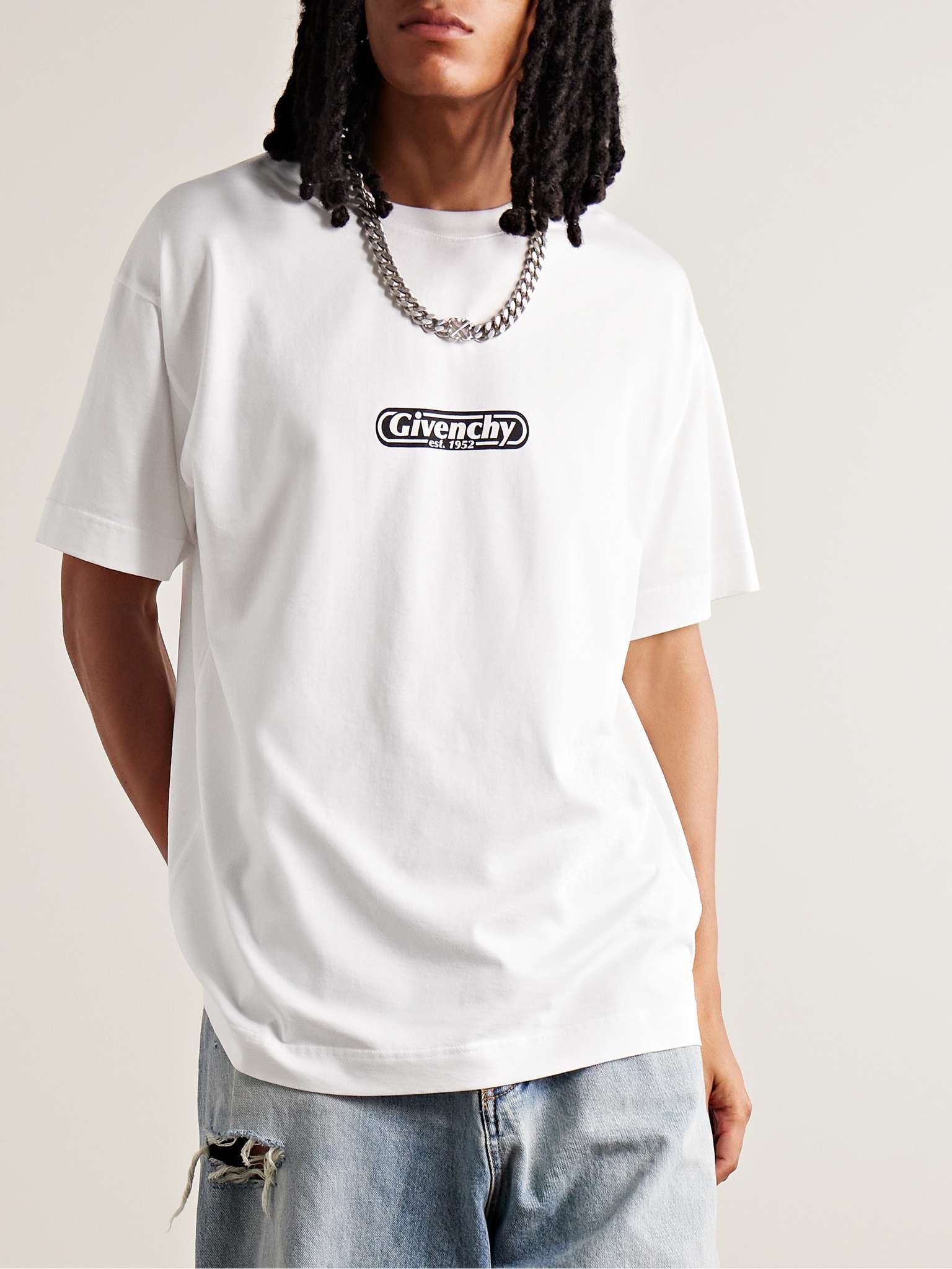 Logo-Print Cotton-Jersey T-Shirt - 3