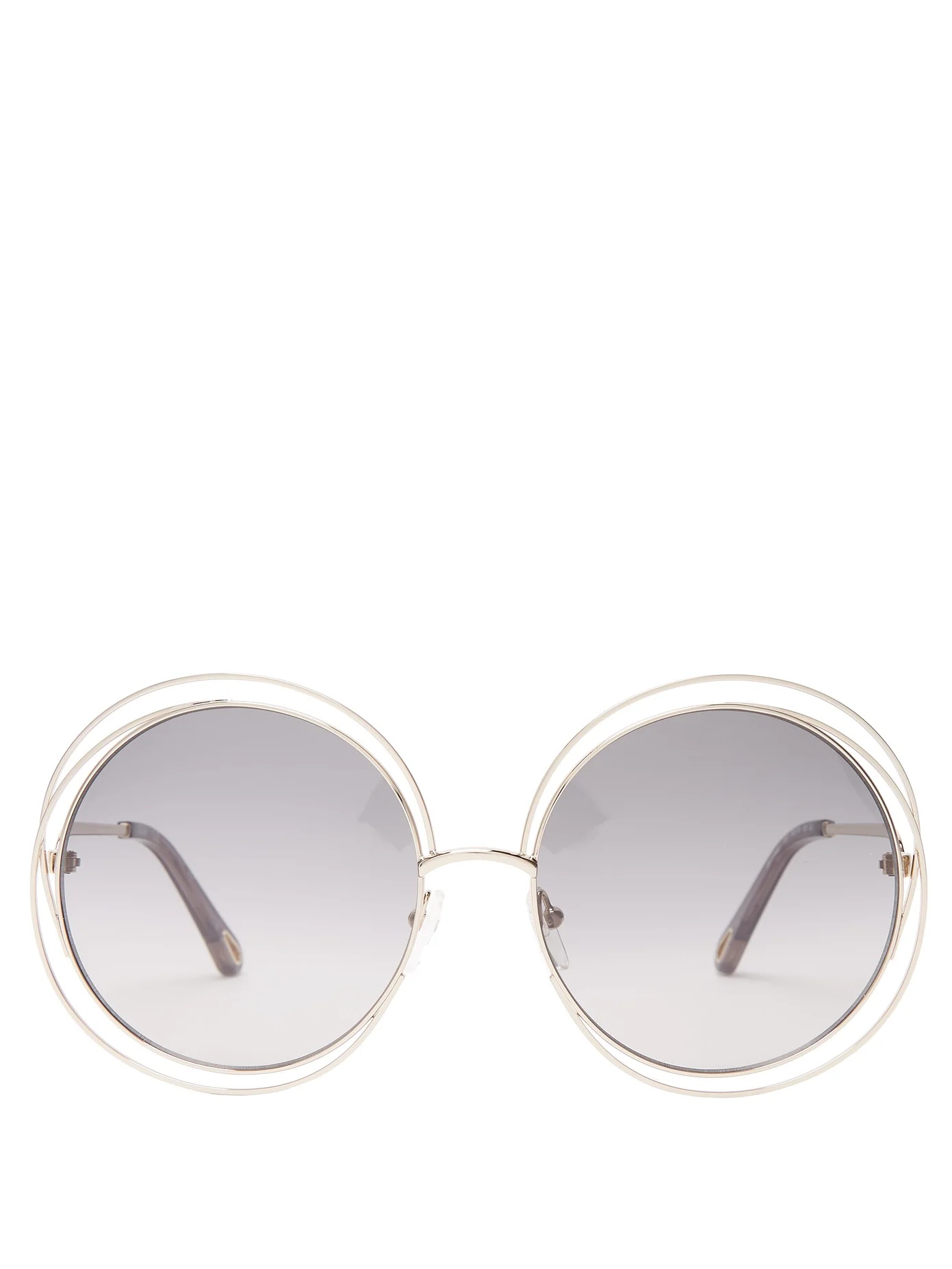 Carlina round metal sunglasses - 1