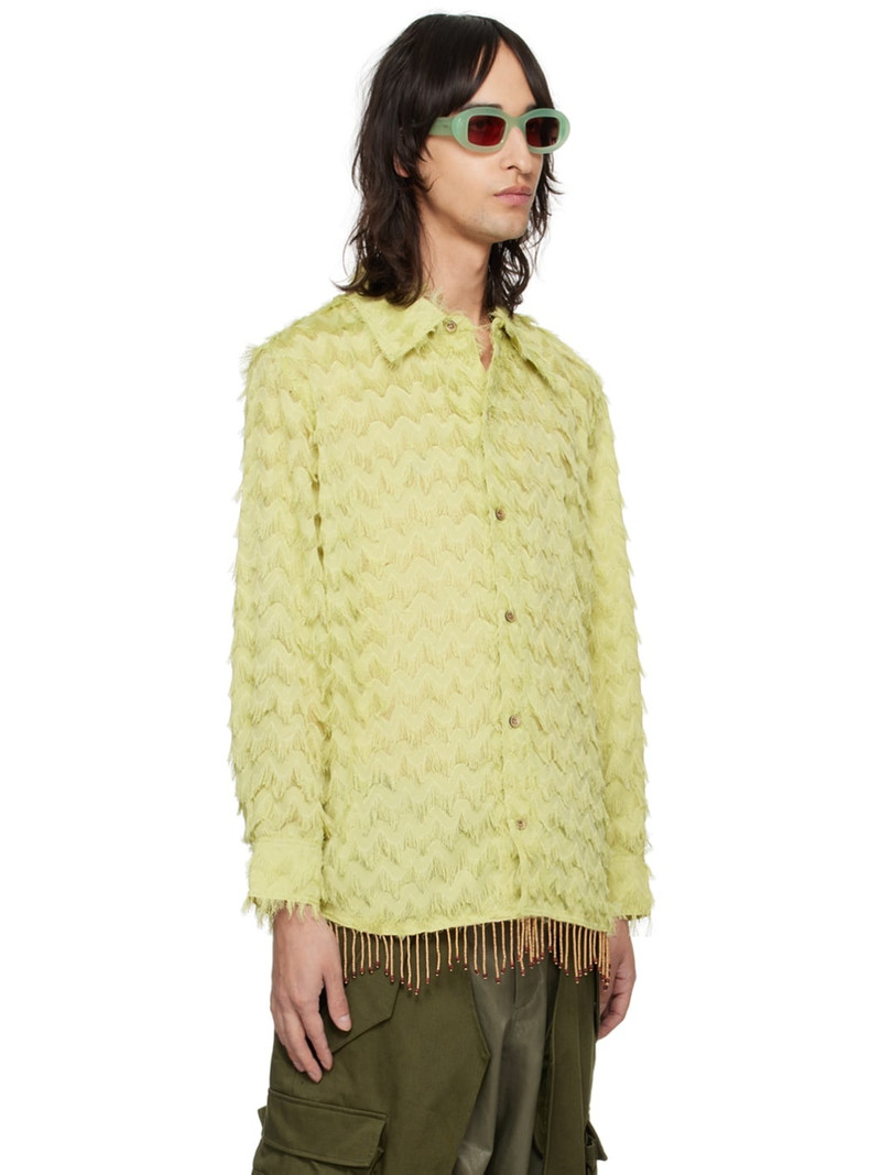 Andersson Bell Green Bird Shirt outlook