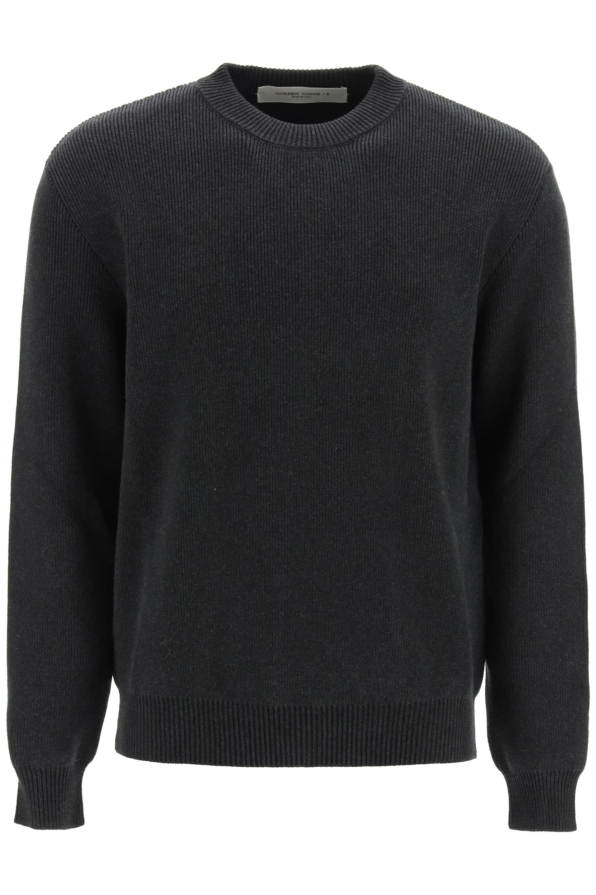 DAVIS COTTON SWEATER WITH LOGO - 1