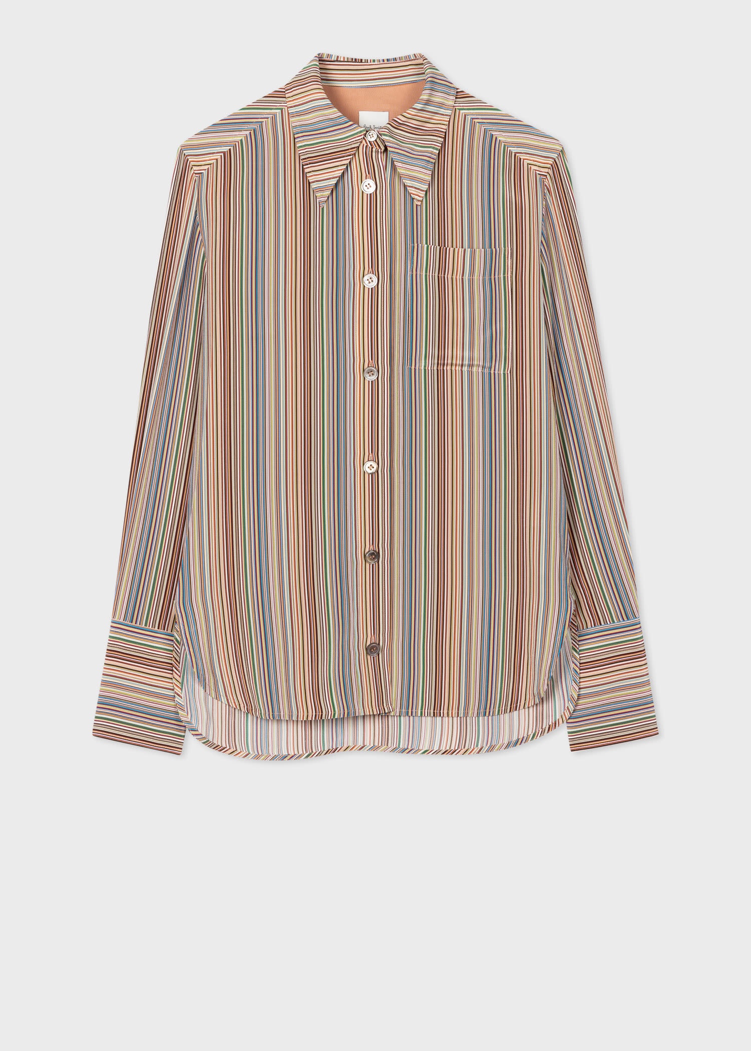 Silk 'Signature Stripe' Shirt - 1