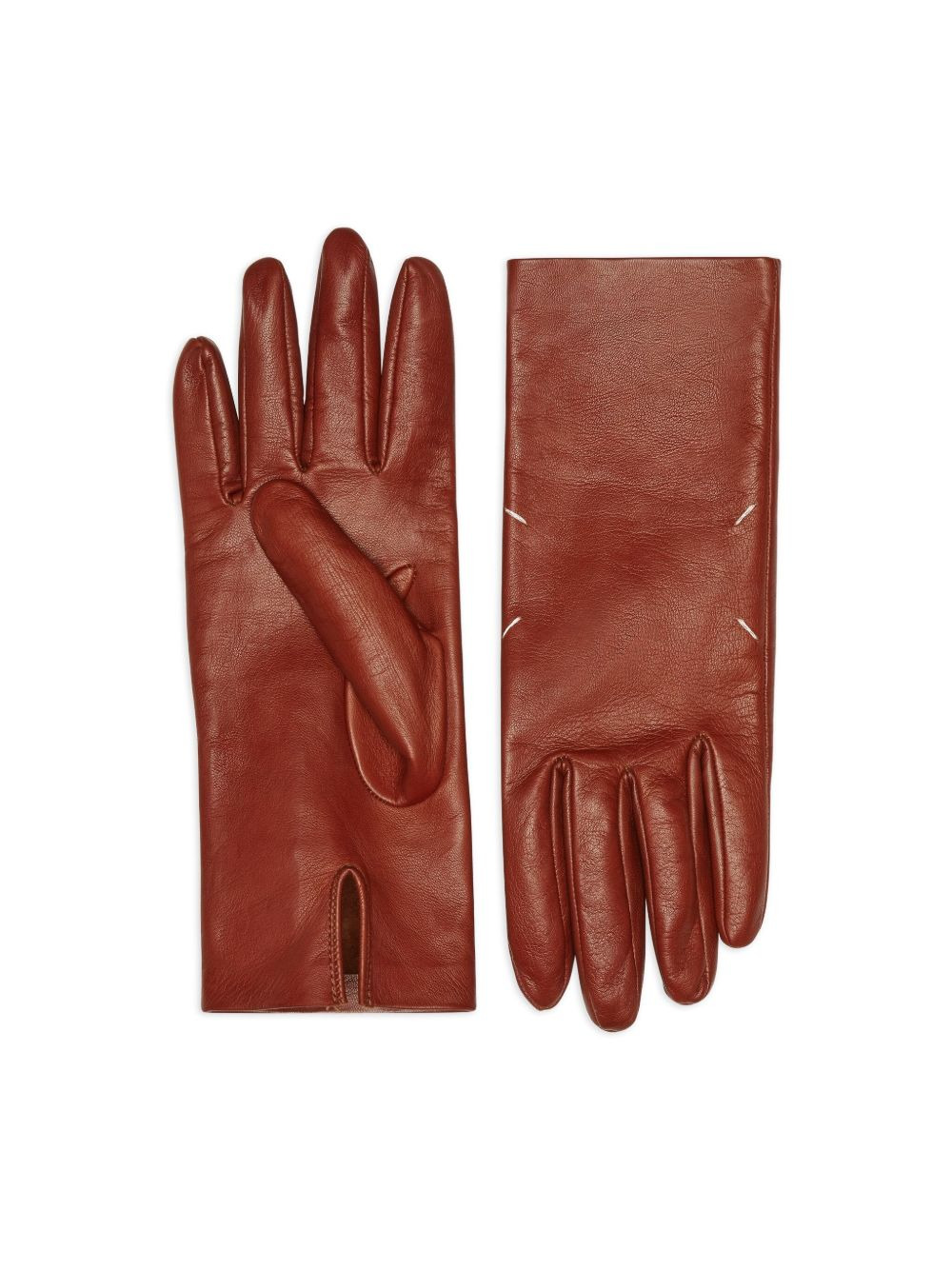 leather fingerless gloves - 2