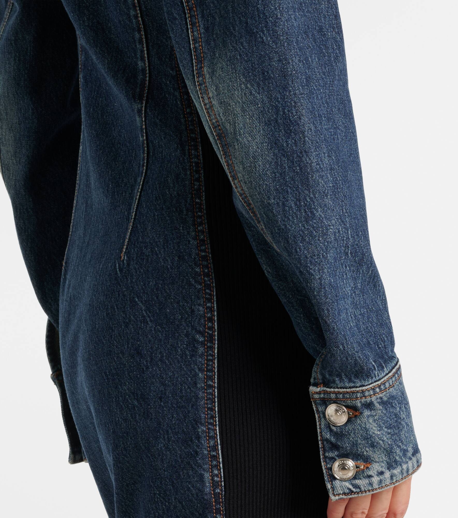 Fiorito denim midi dress - 5