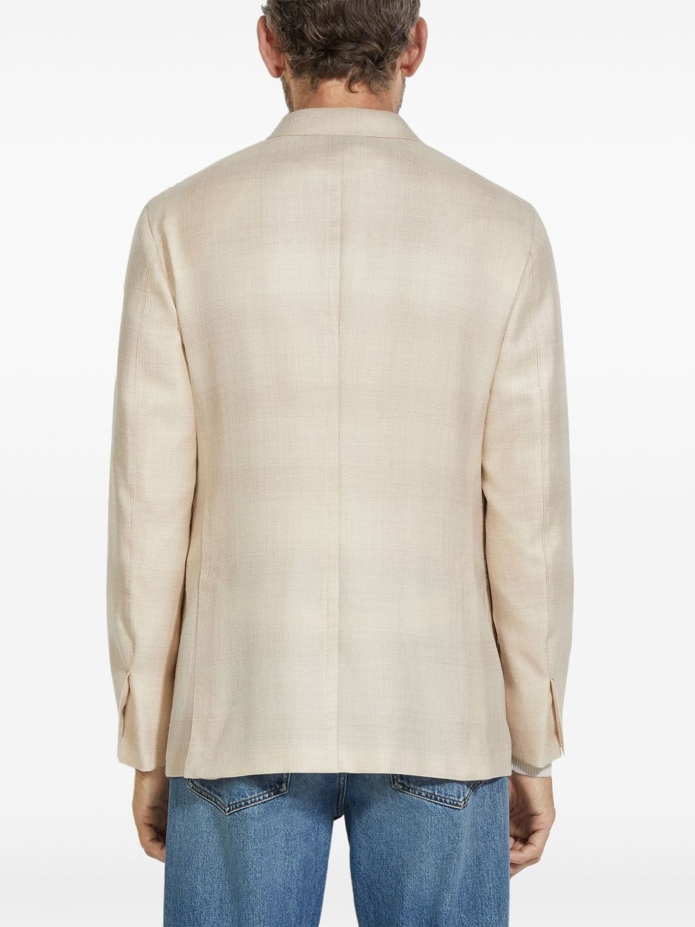 cashmere-blend blazer - 3