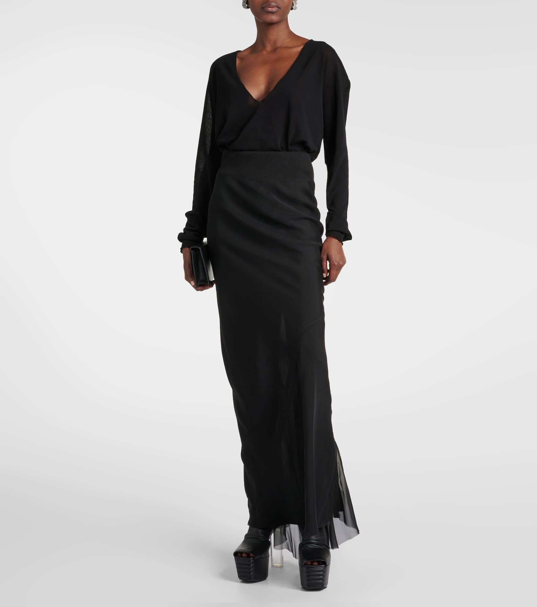 Silk maxi skirt - 2