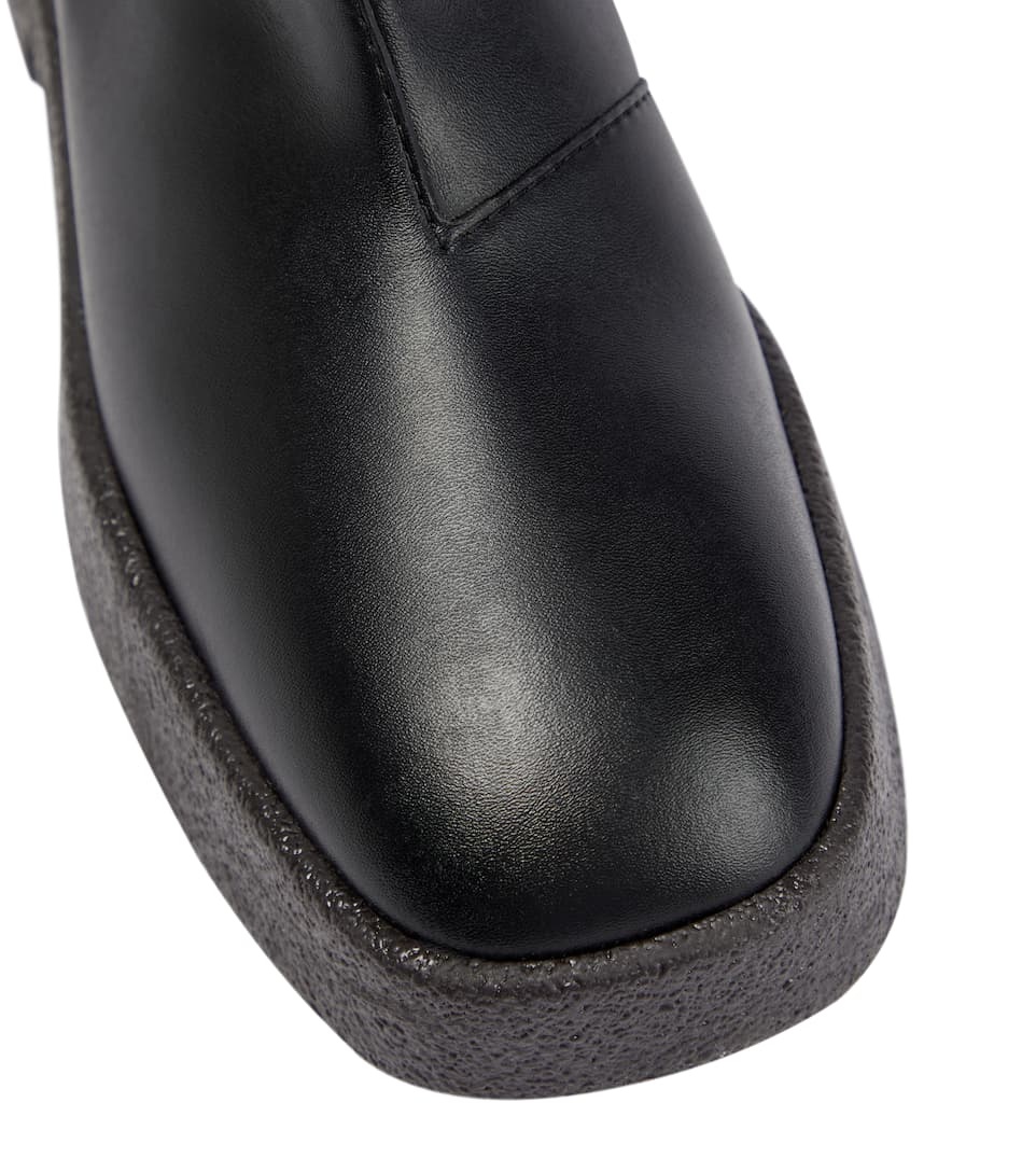 Faux leather boots - 6