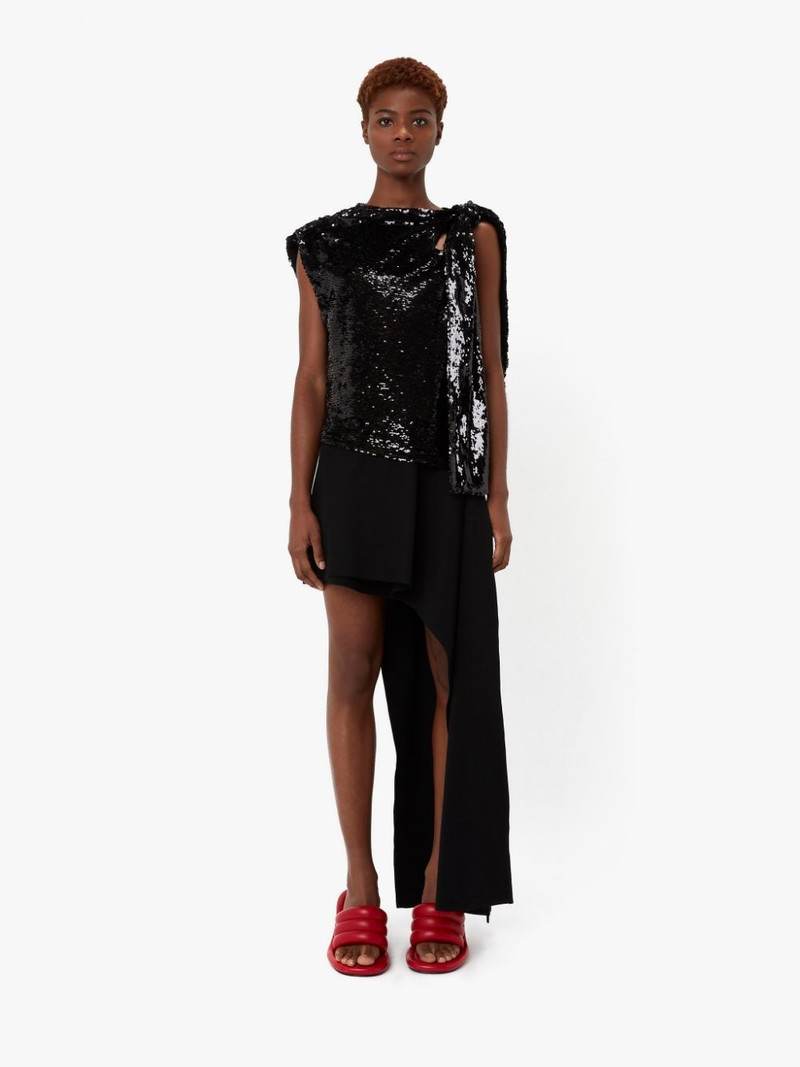 JW Anderson ASYMMETRIC SEQUIN DRESS outlook