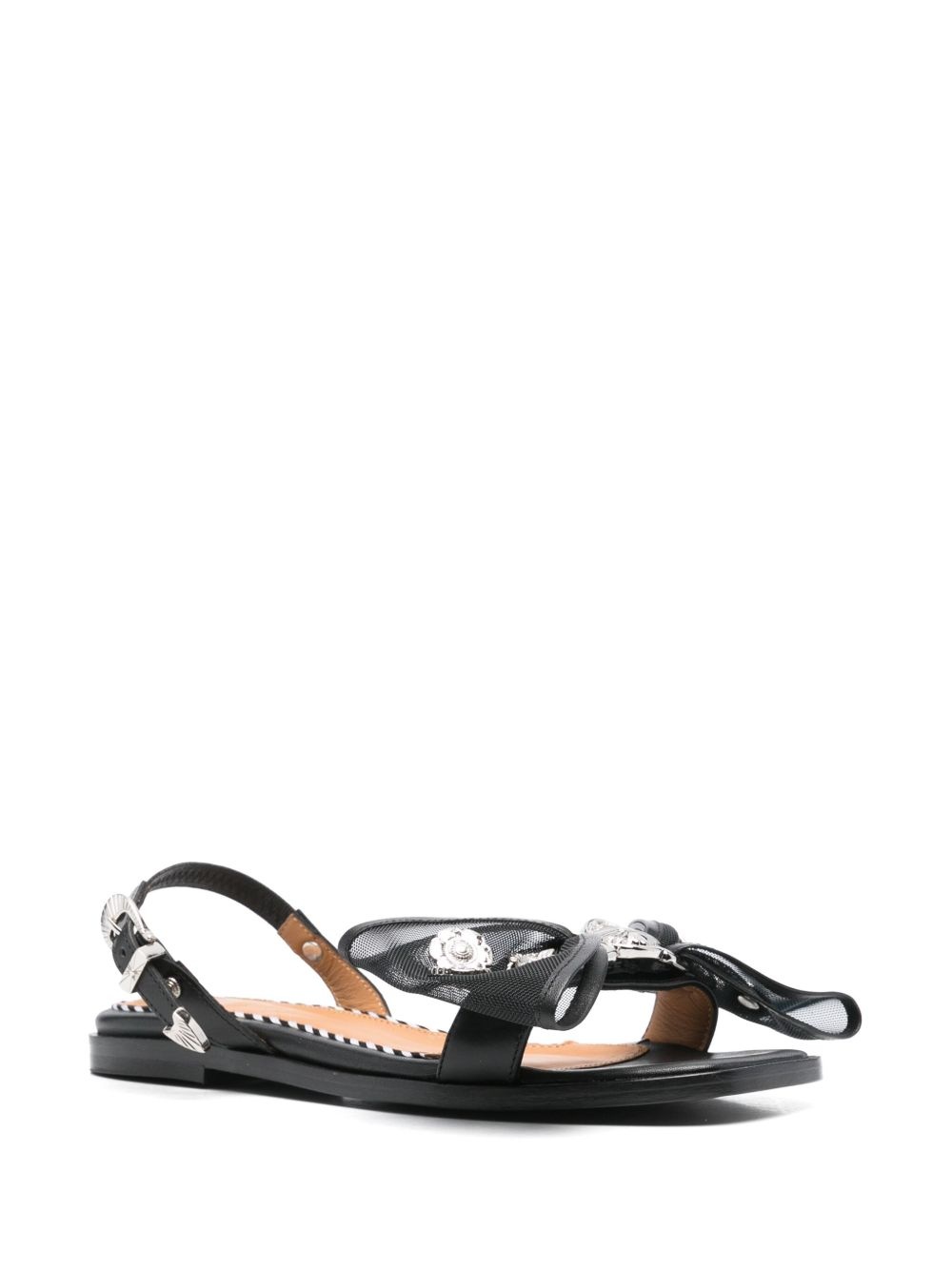 bow-detail sandals - 2