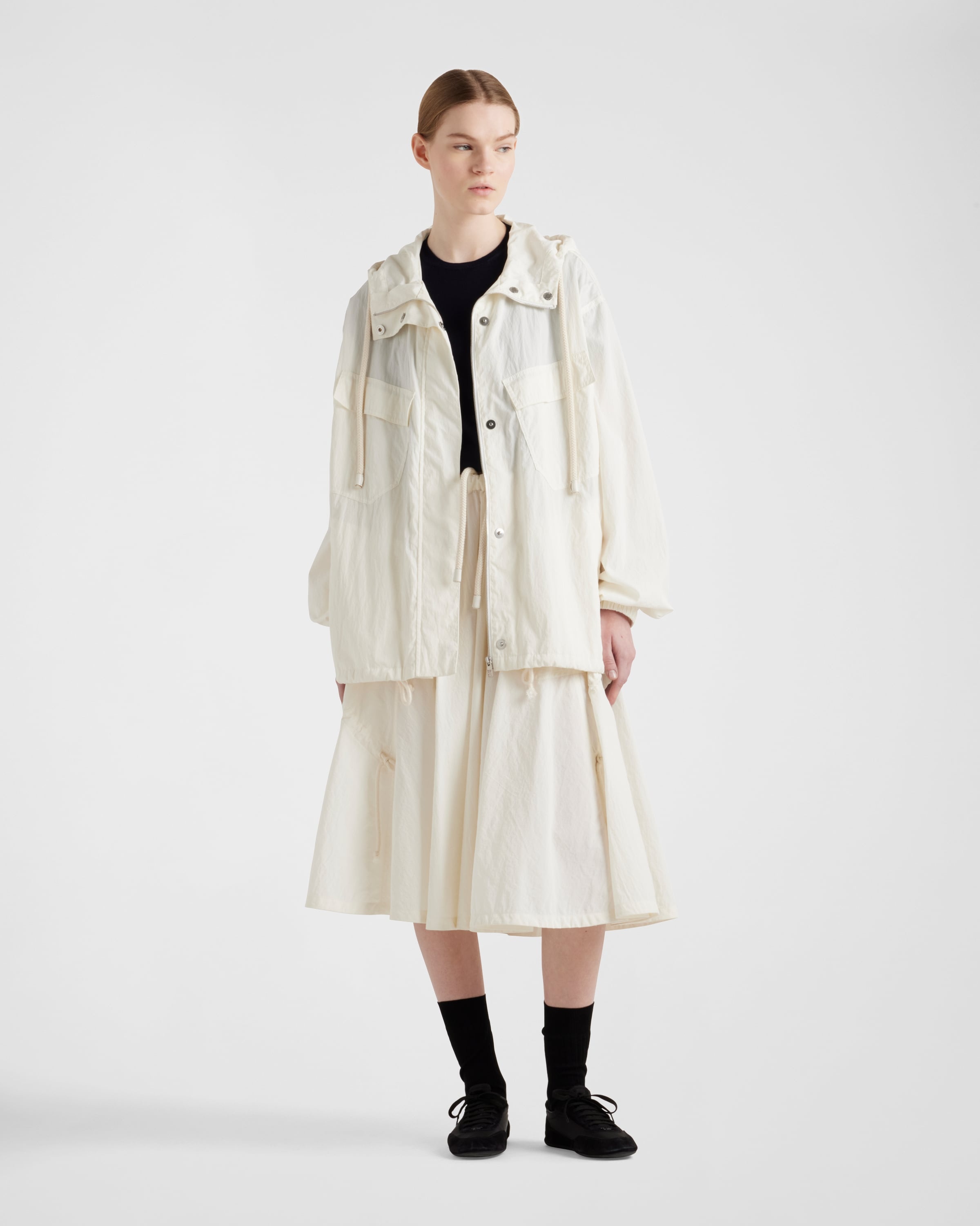Technical pongé blouson jacket - 2