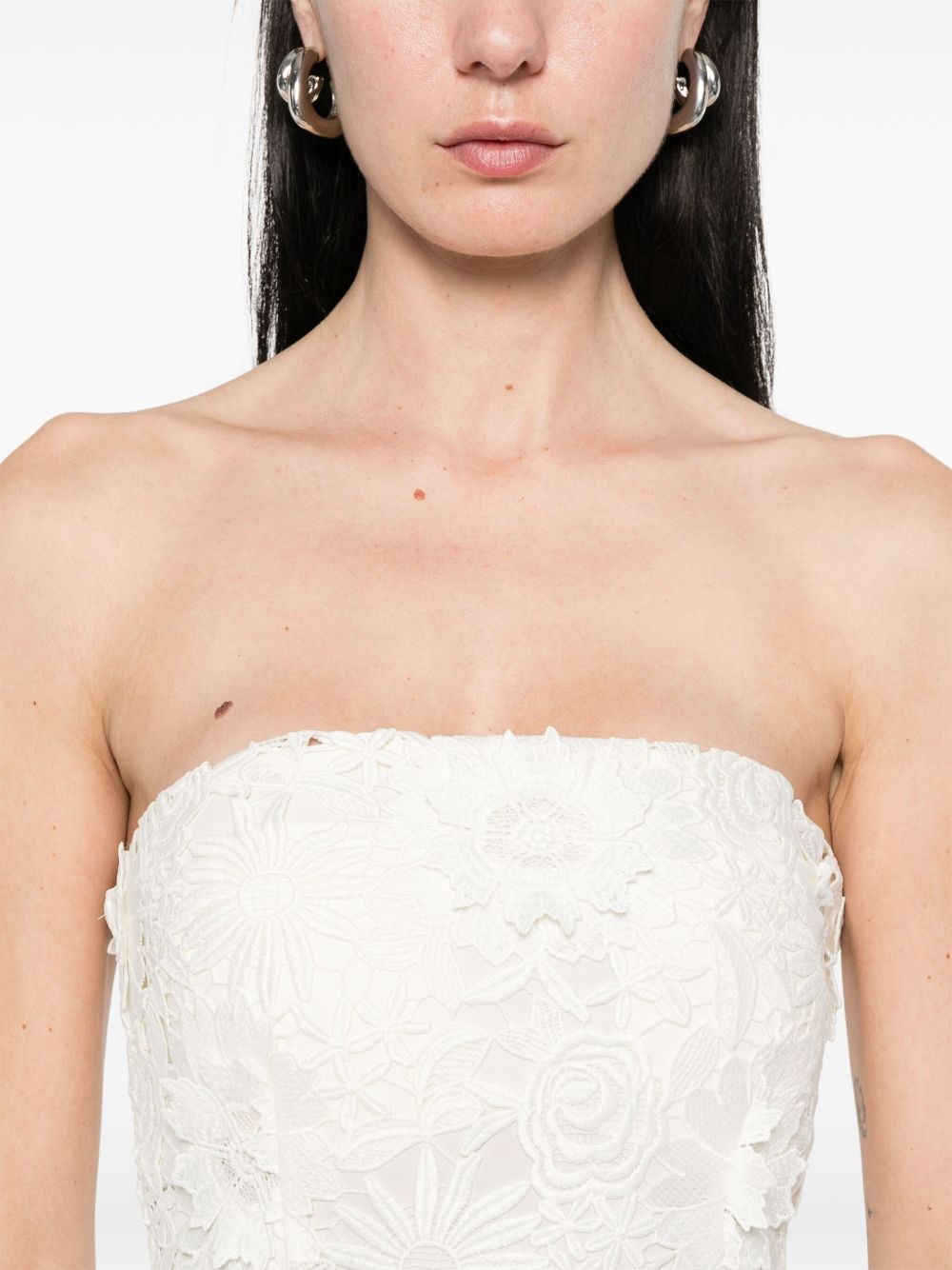 3D lace midi dress - 5