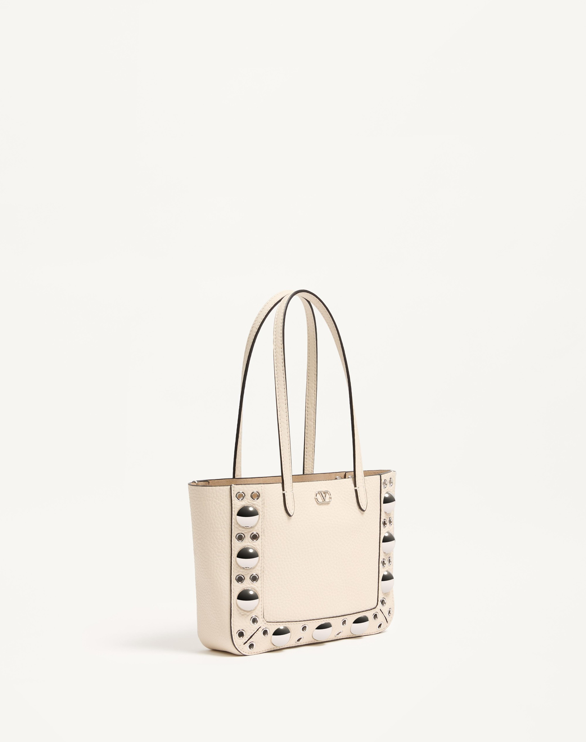 VALENTINO GARAVANI NELLCÔTE MINI SHOPPING BAG IN GRAINY CALFSKIN - 3
