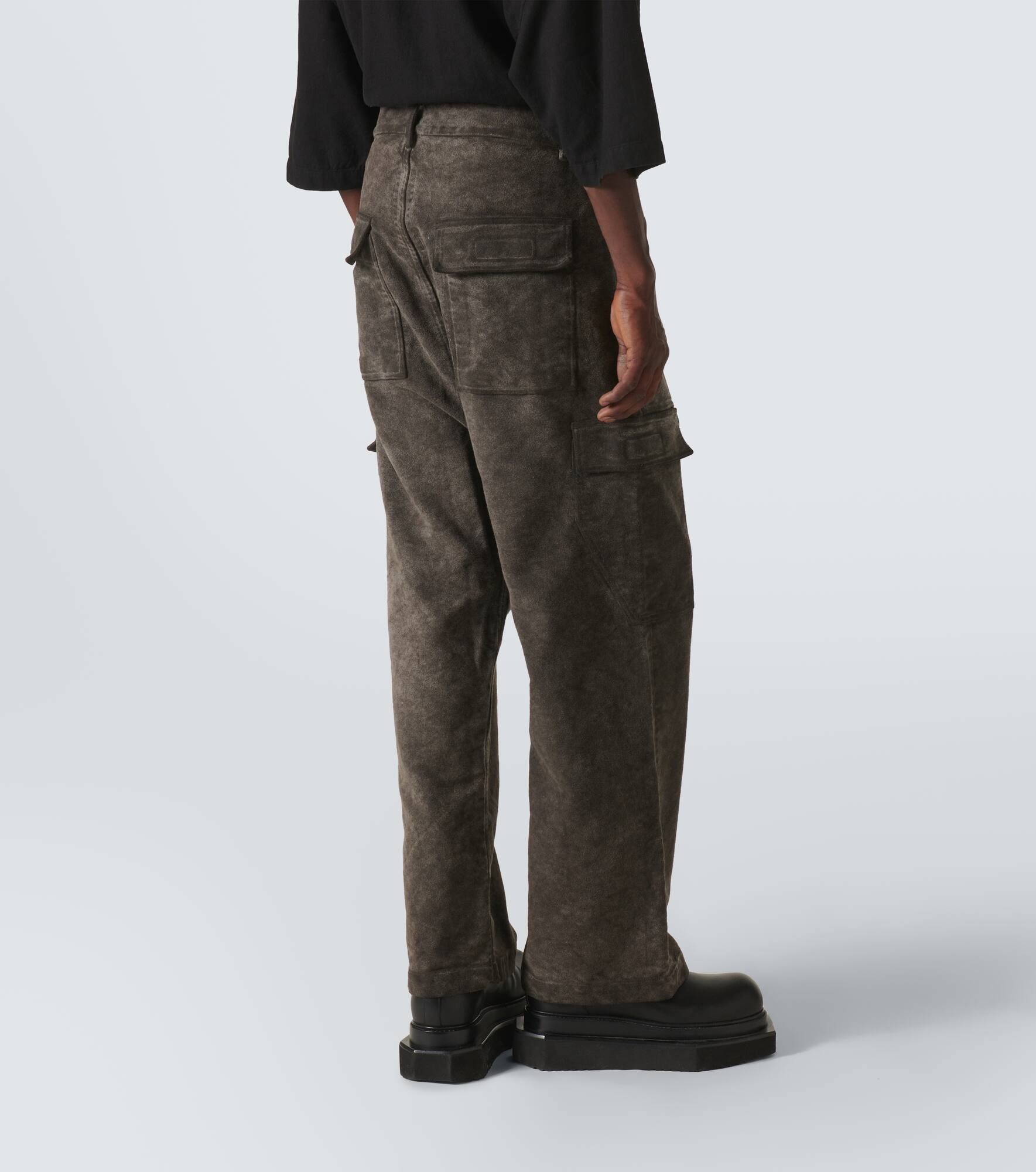 Denim cargo pants - 4