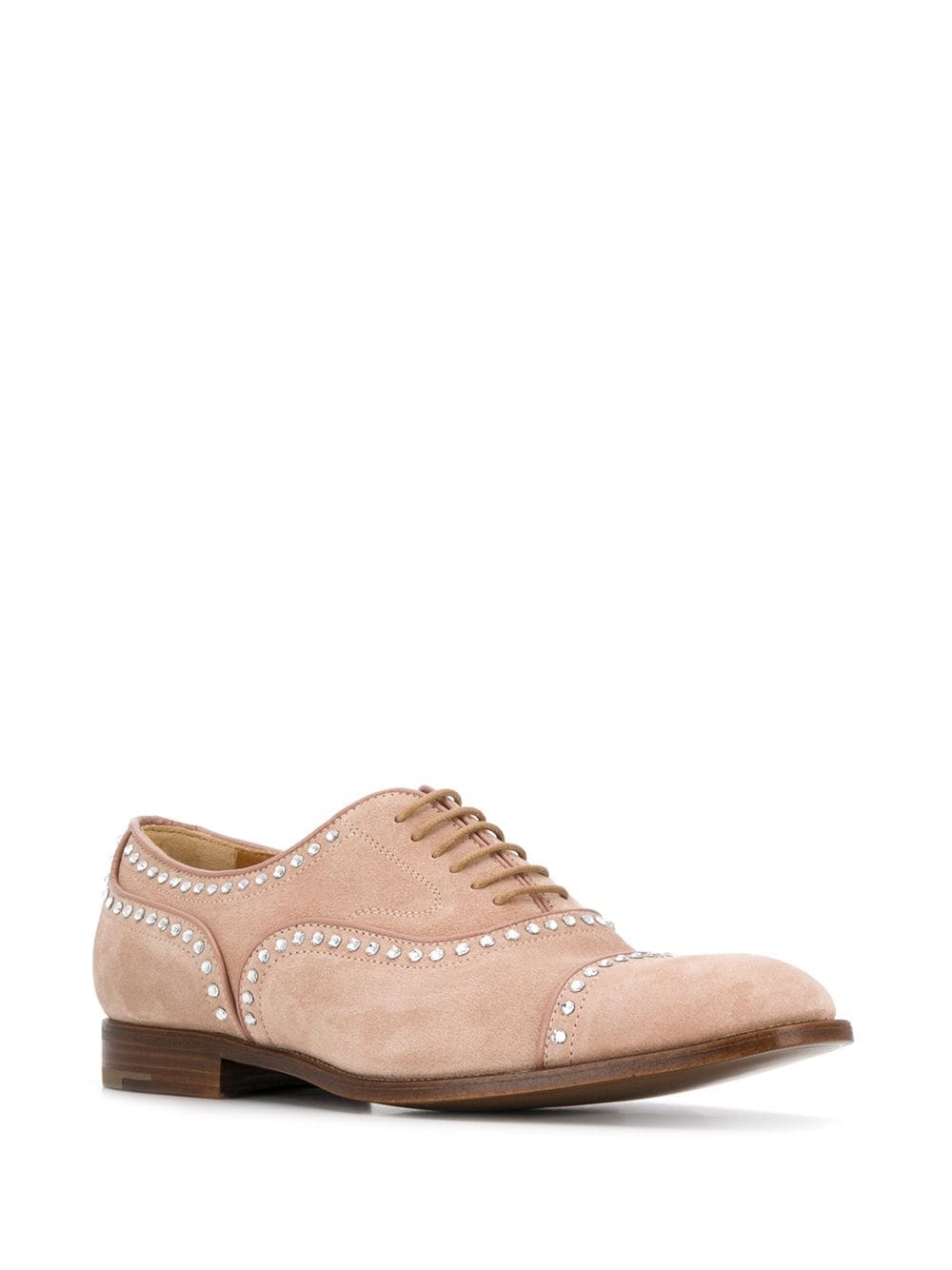 crystal-embellished Oxford shoes - 2