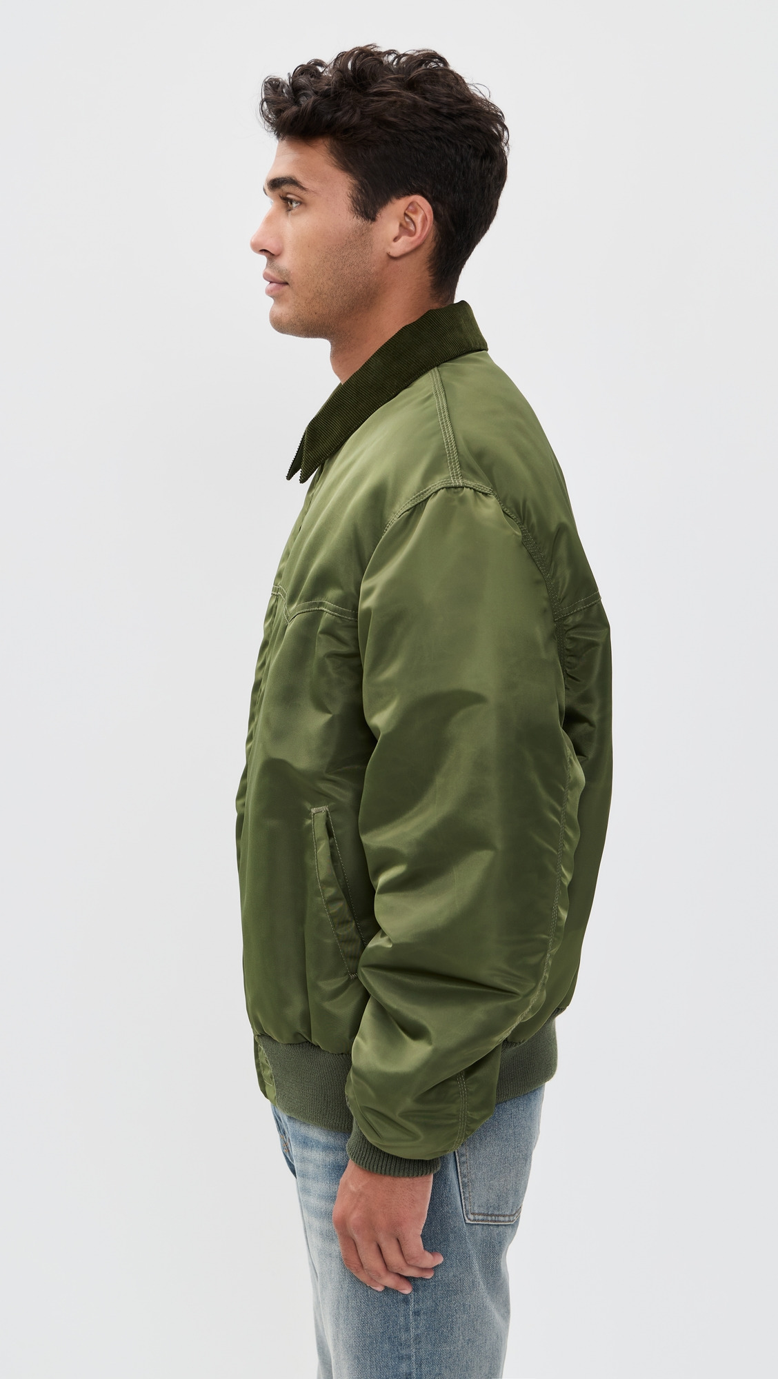 Nylon Bomber Jacket - 4