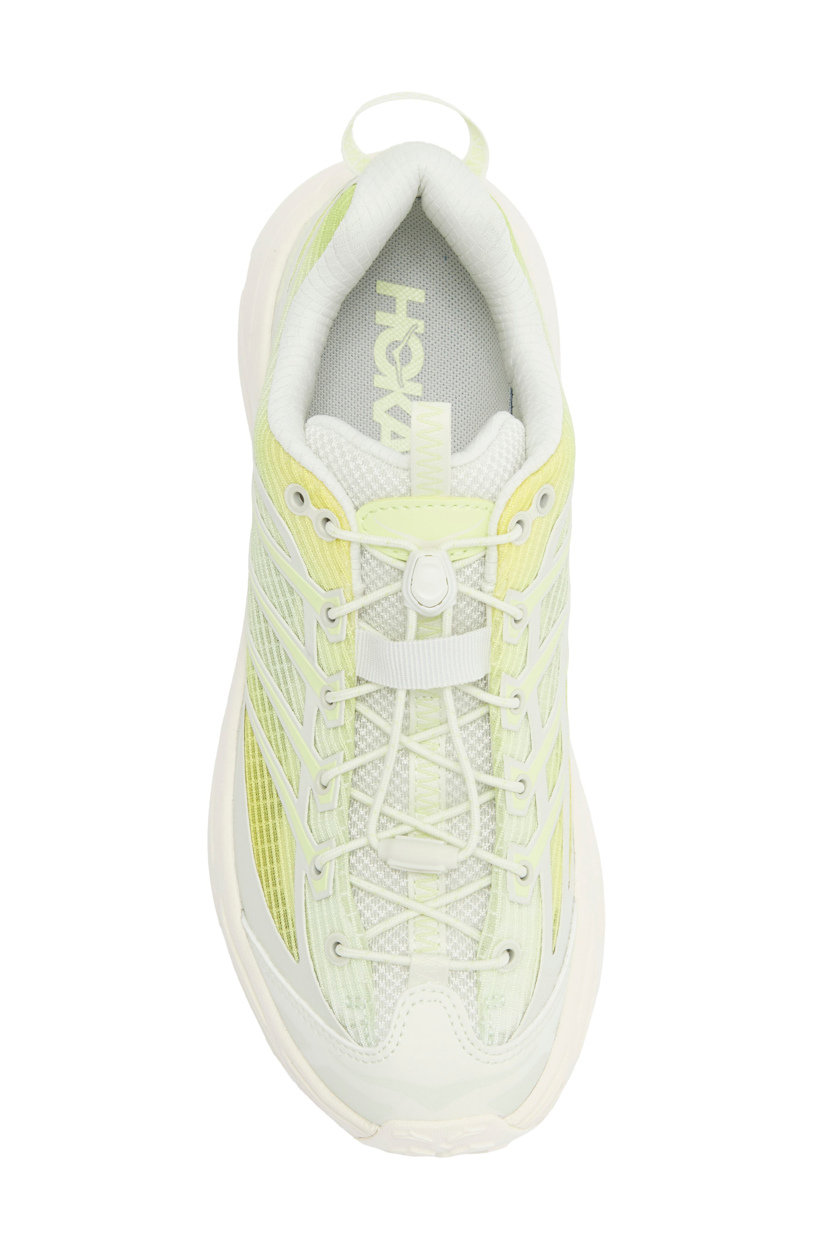 HOKA Gender Inclusive Mafate Three2 Grid Sneaker in Truffle Salt /Lemon at Nordstrom - 5