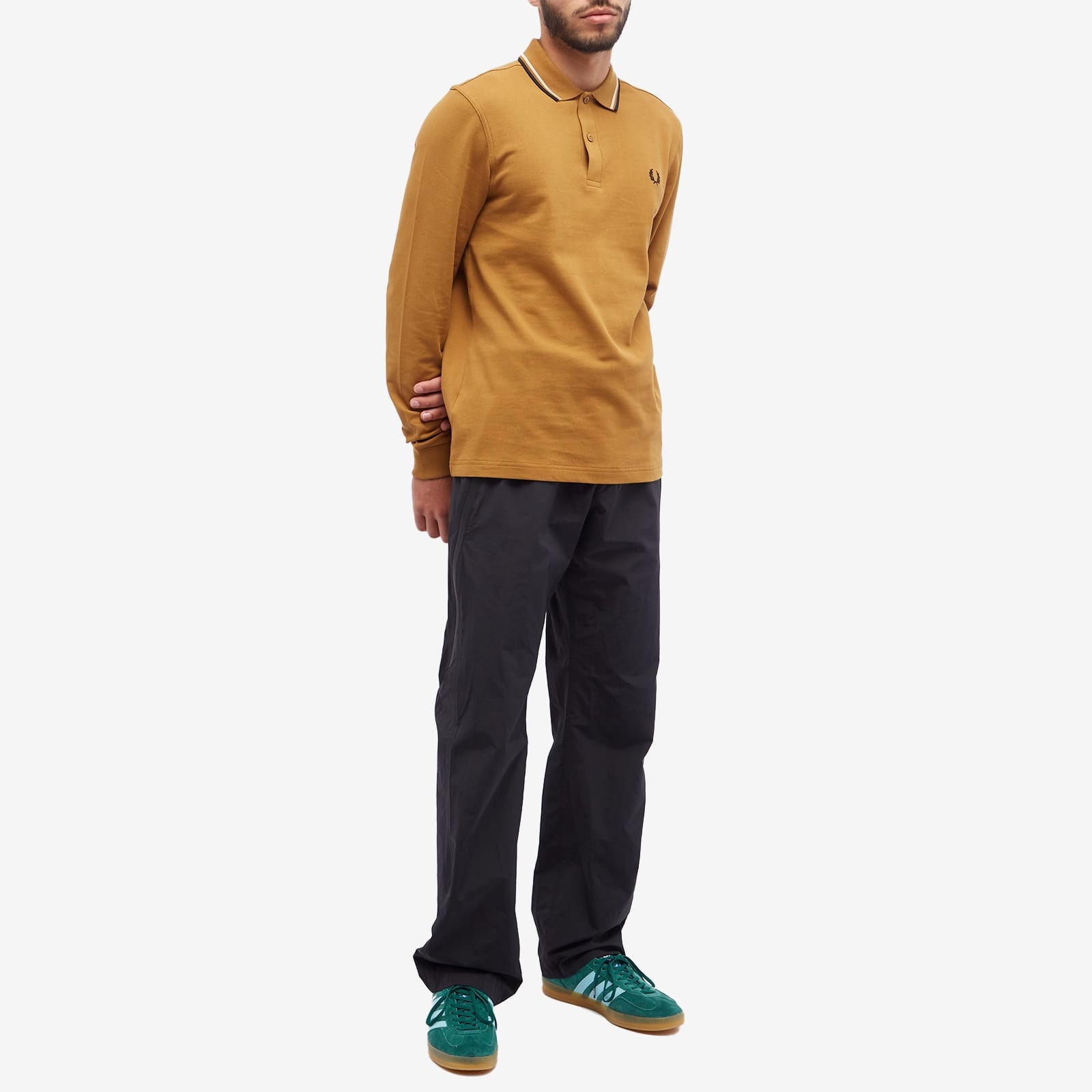 Fred Perry Long Sleeve Twin Tipped Polo - 4