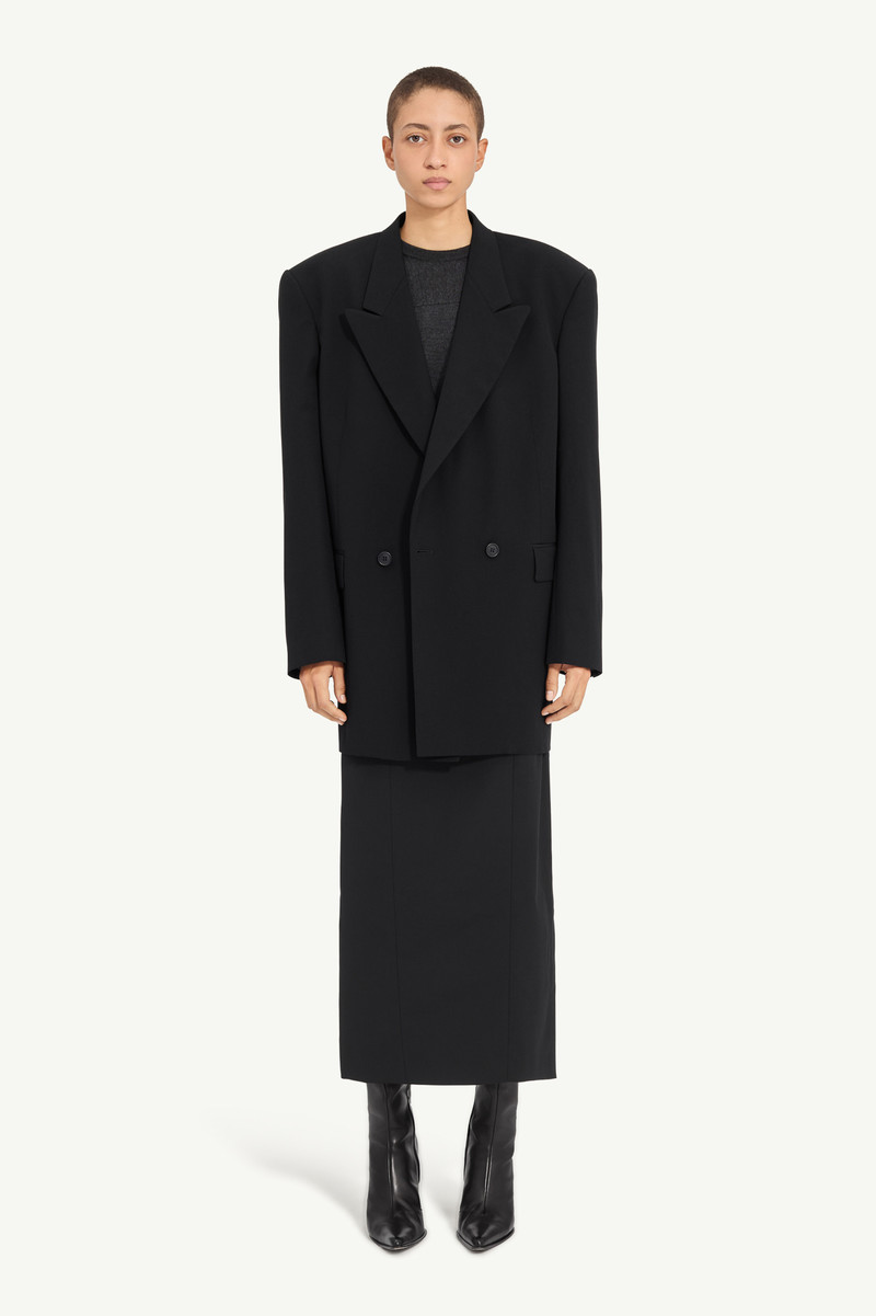 Technical poplin blazer dress 1