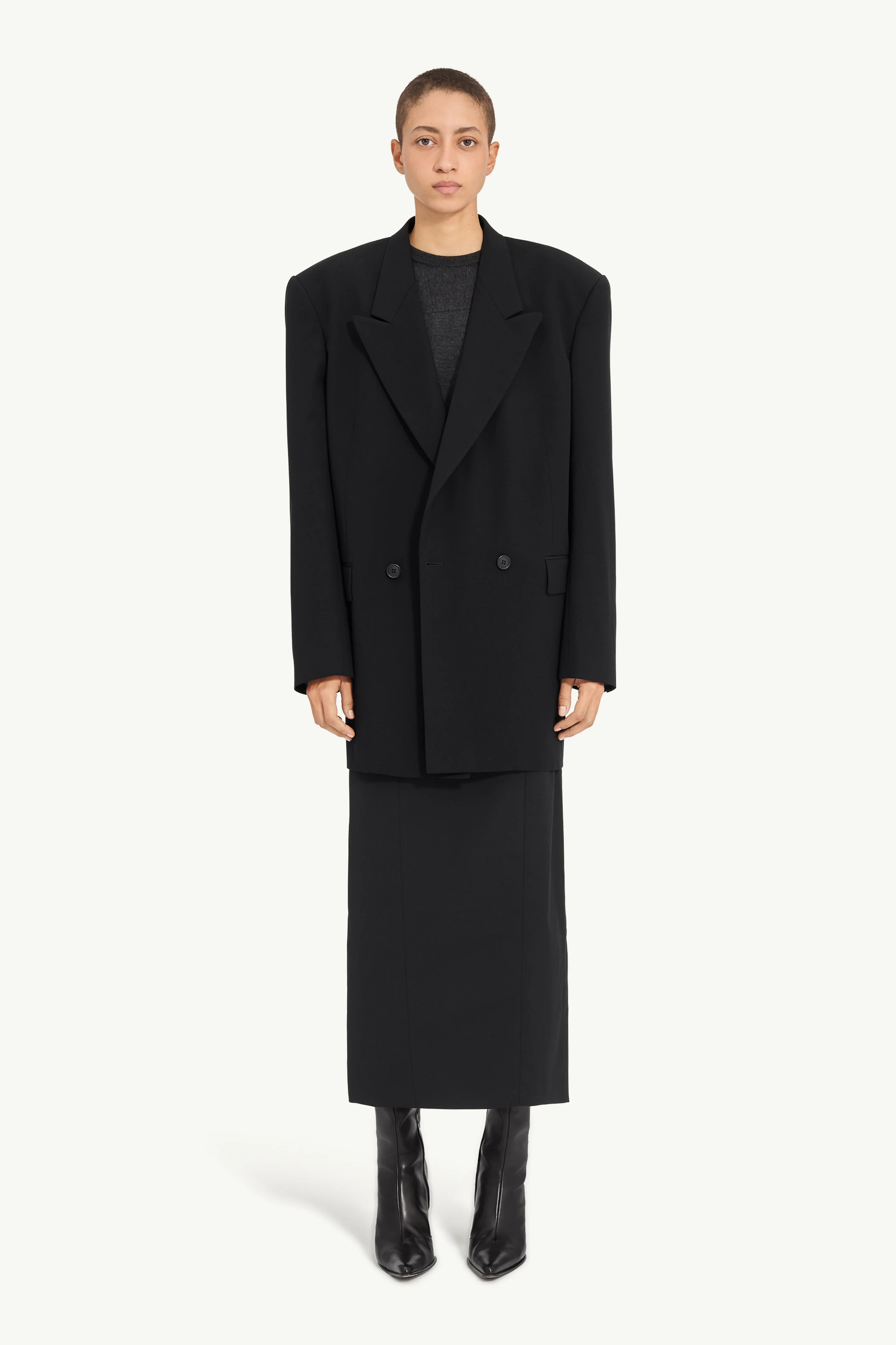 Technical poplin blazer dress - 1