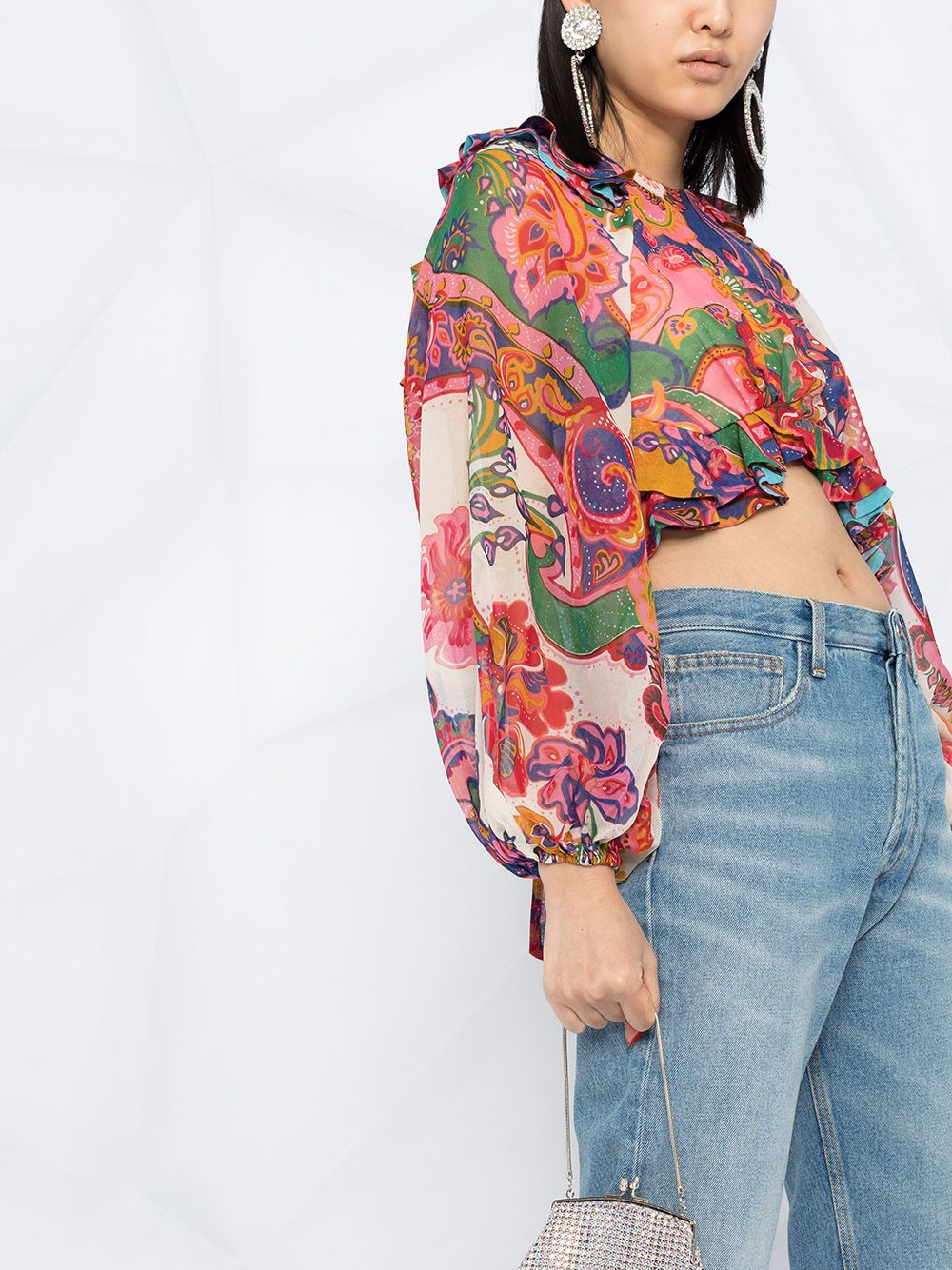stonewashed boyfriend fit jeans - 3