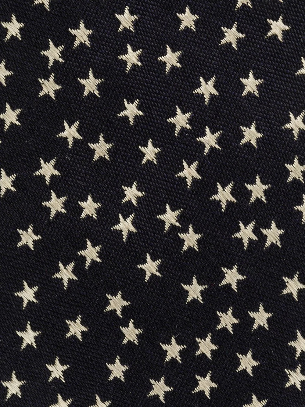 star embroidered tie - 2