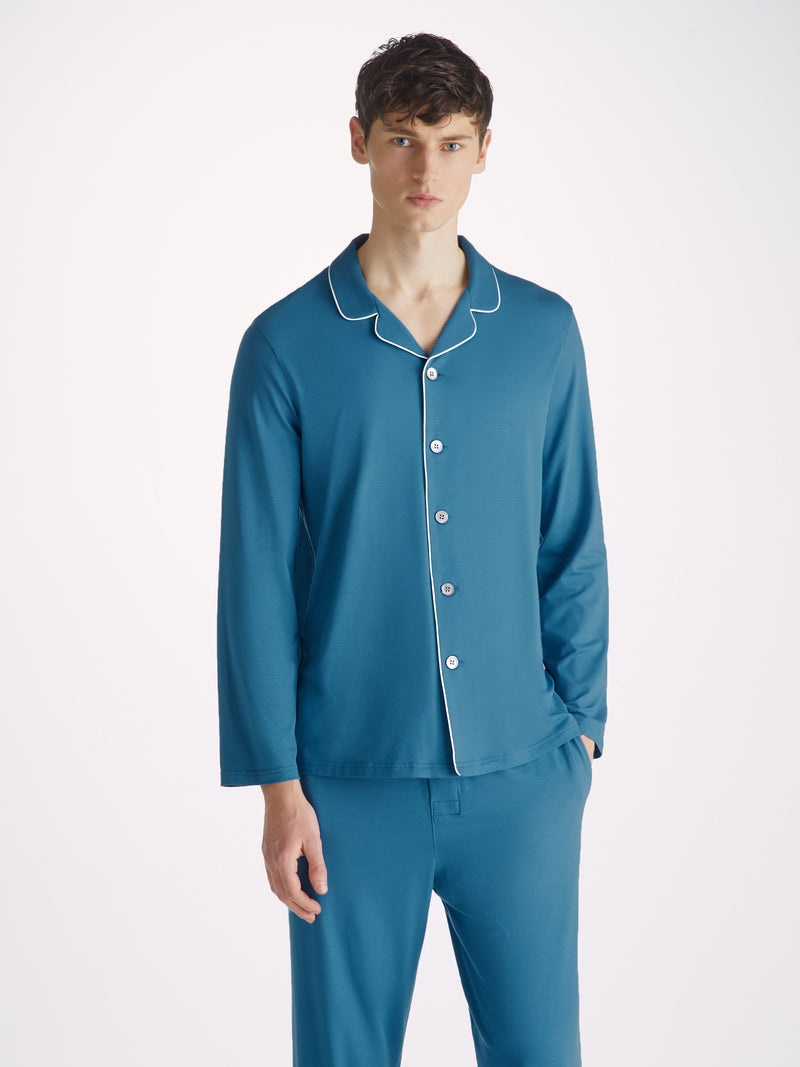 Men's Pyjamas Basel Micro Modal Stretch Ocean - 2