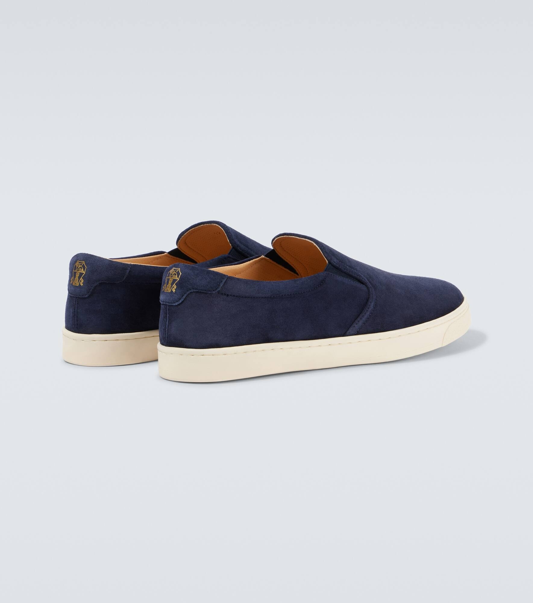 Suede slip-on sneakers - 6