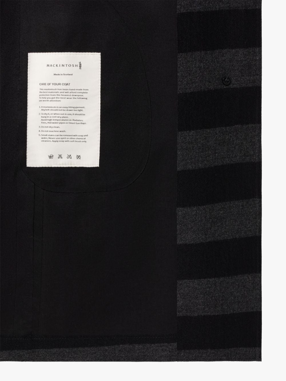 GRANISH WHITE & BLACK BONDED COTTON HOODED COAT - 6