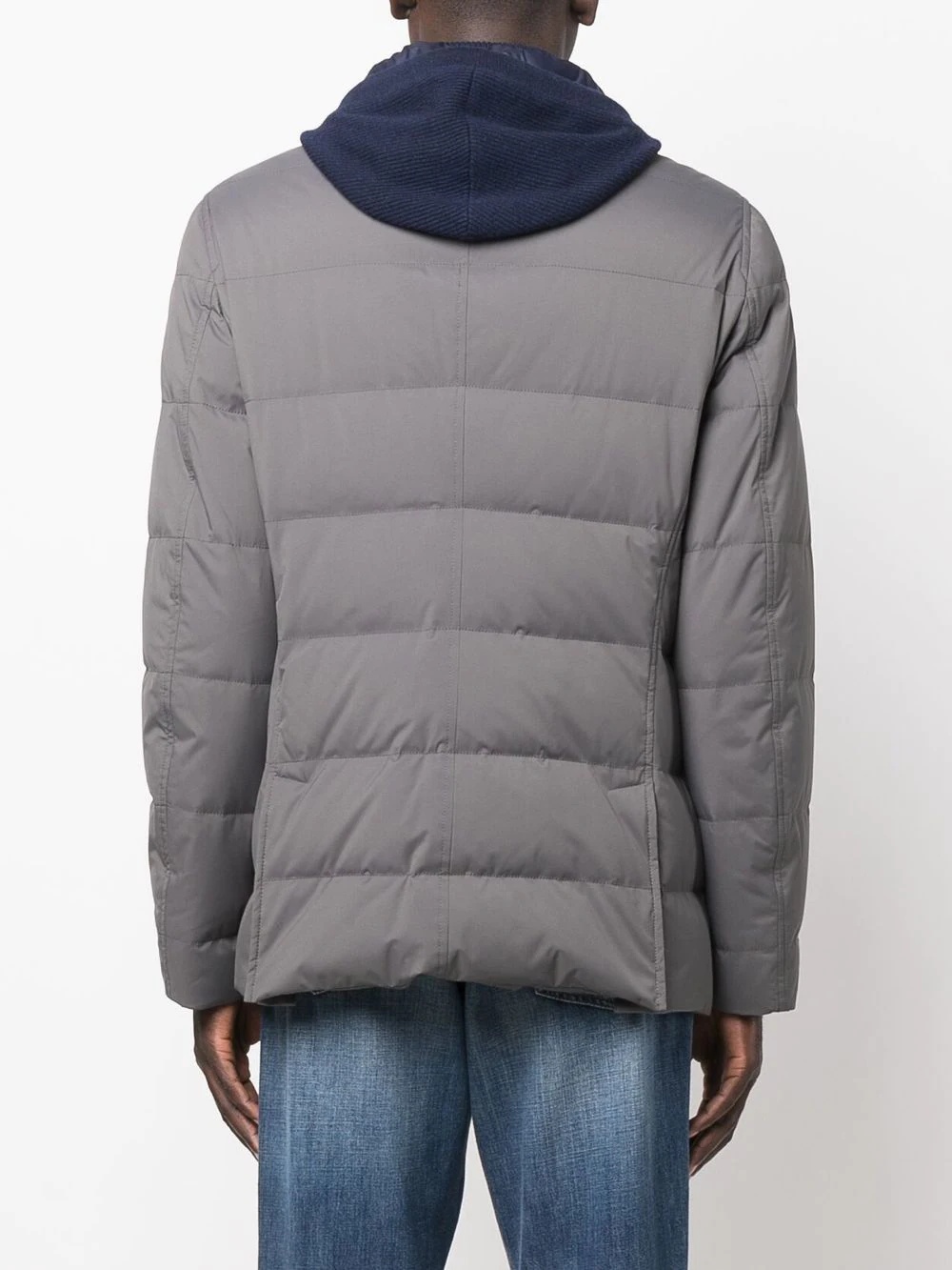 layered padded jacket - 4