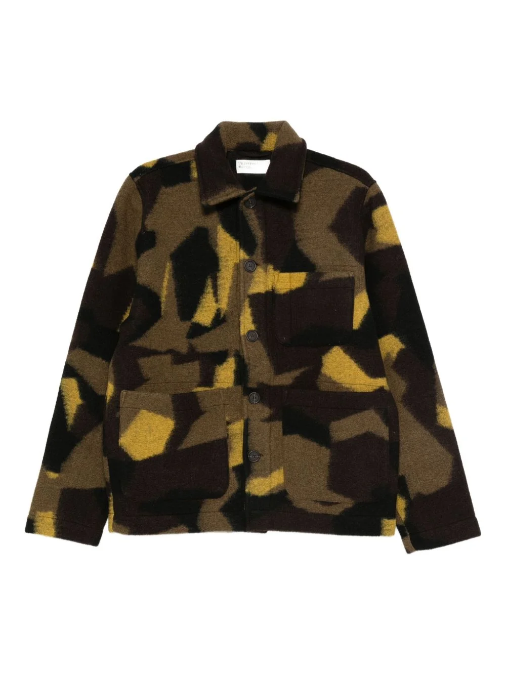 pocketed camouflaged jacket - 1