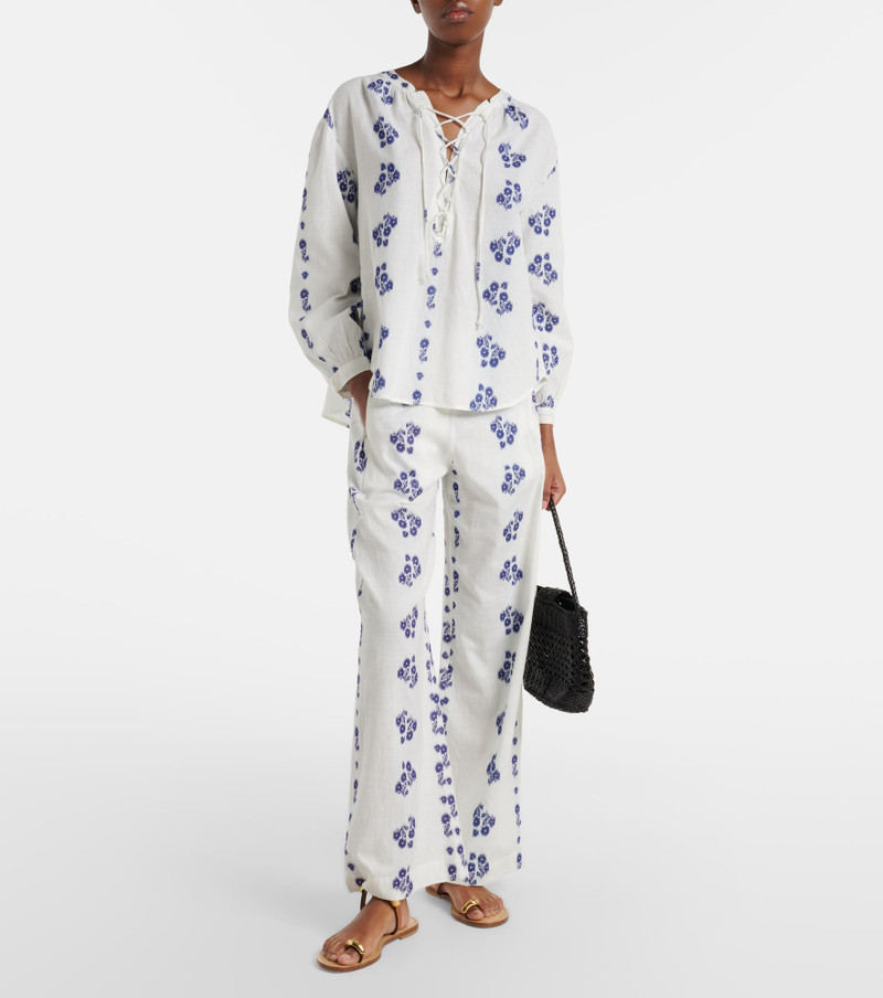 velvet Nellie wide-leg pants outlook