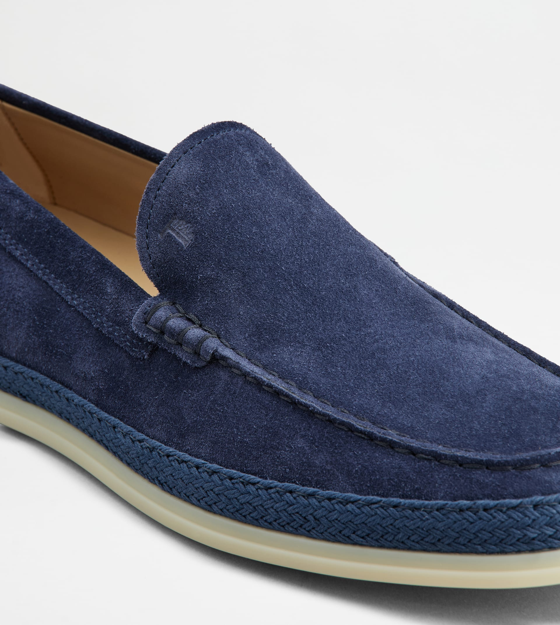 SLIP-ONS IN SUEDE - BLUE - 5