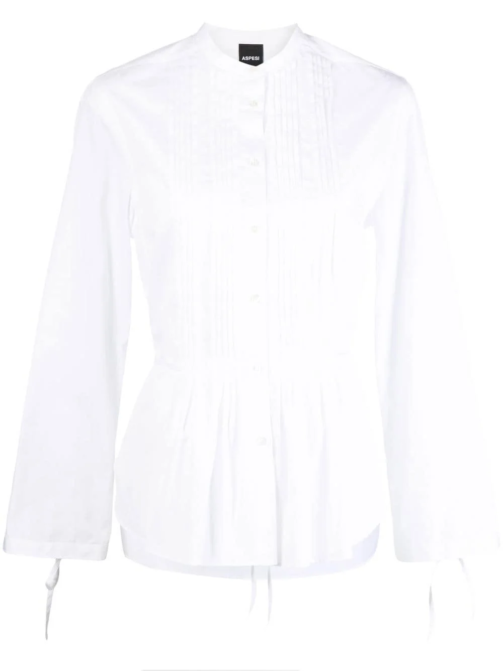 peplum button-up shirt - 1
