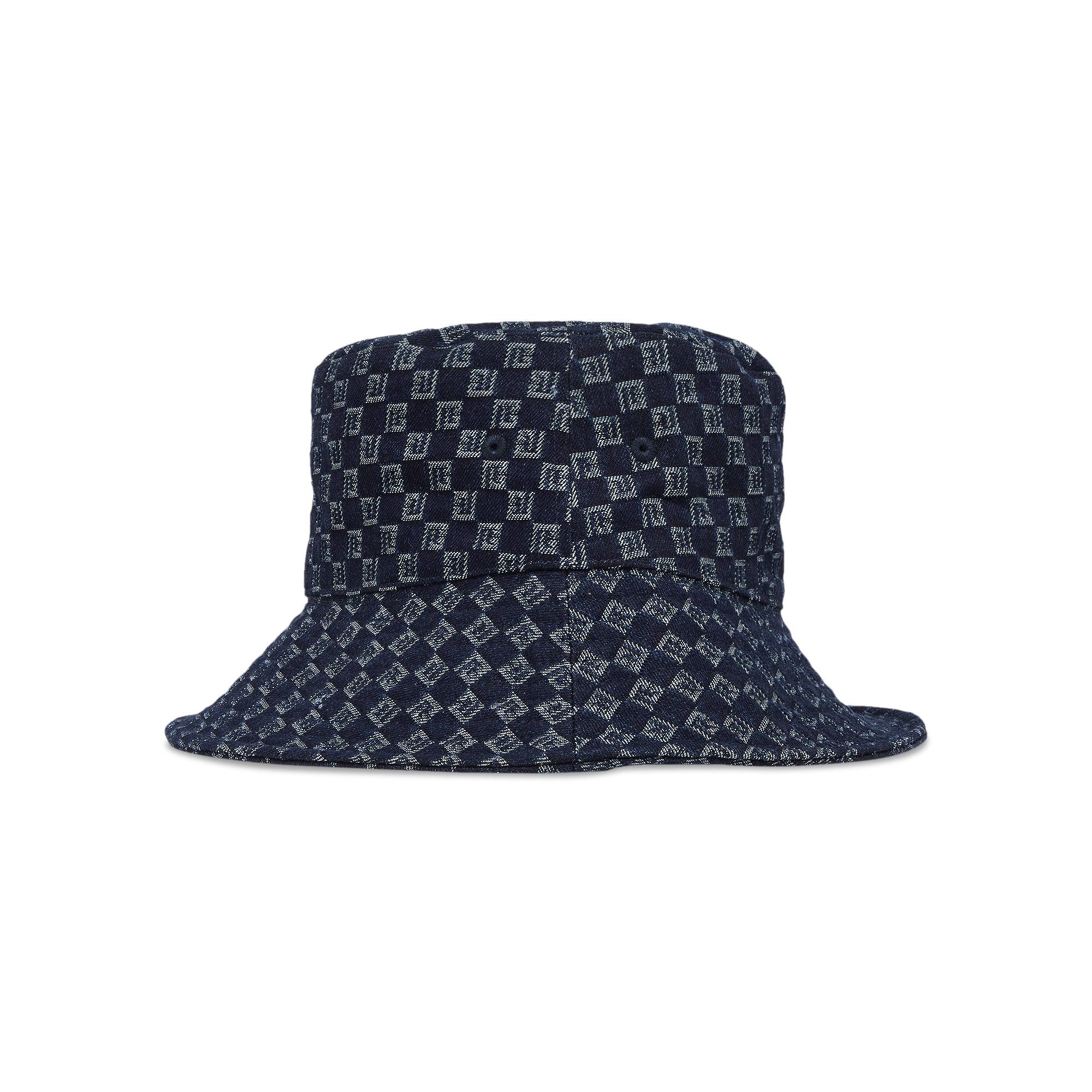 Balmain Mini Monogram Jacquard Bucket Hat 'Blue' - 2