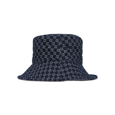 Balmain Balmain Mini Monogram Jacquard Bucket Hat 'Blue' outlook