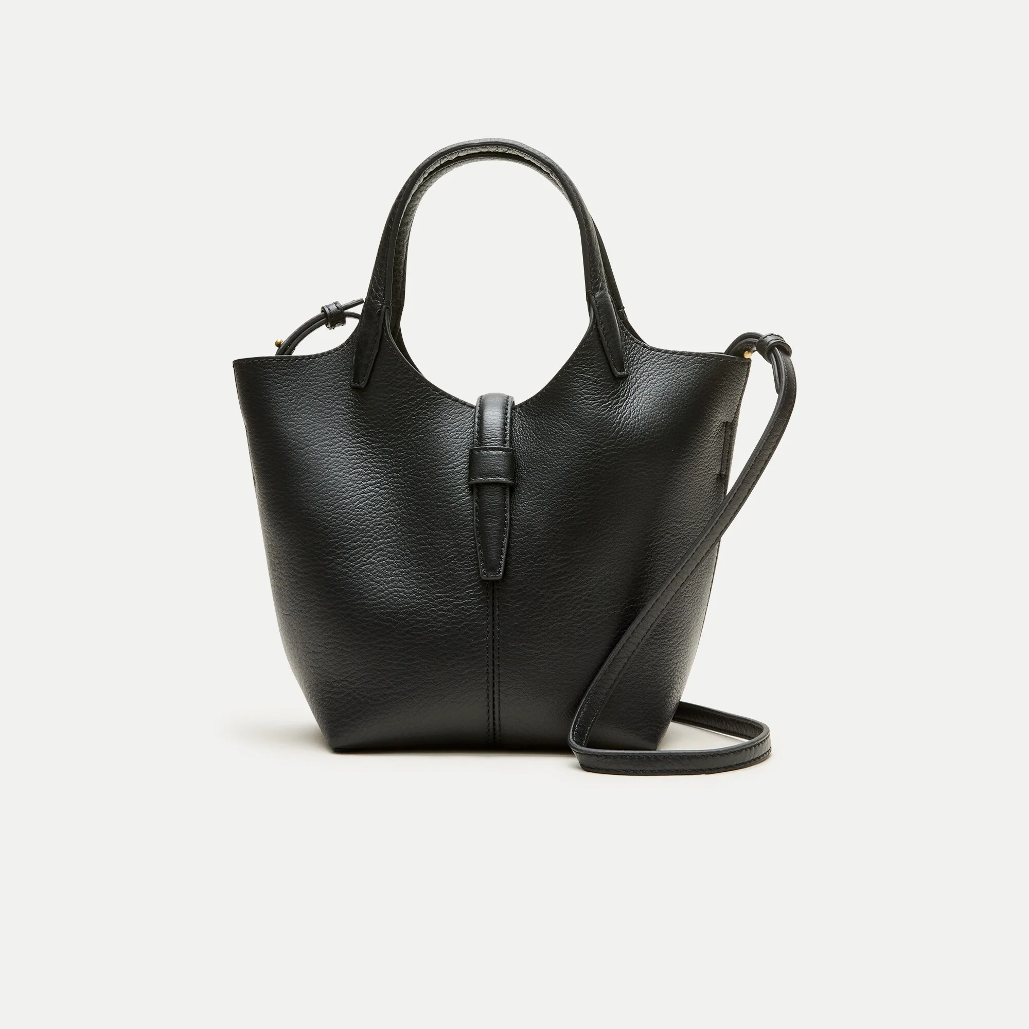 Yorke small tote in leather - 1
