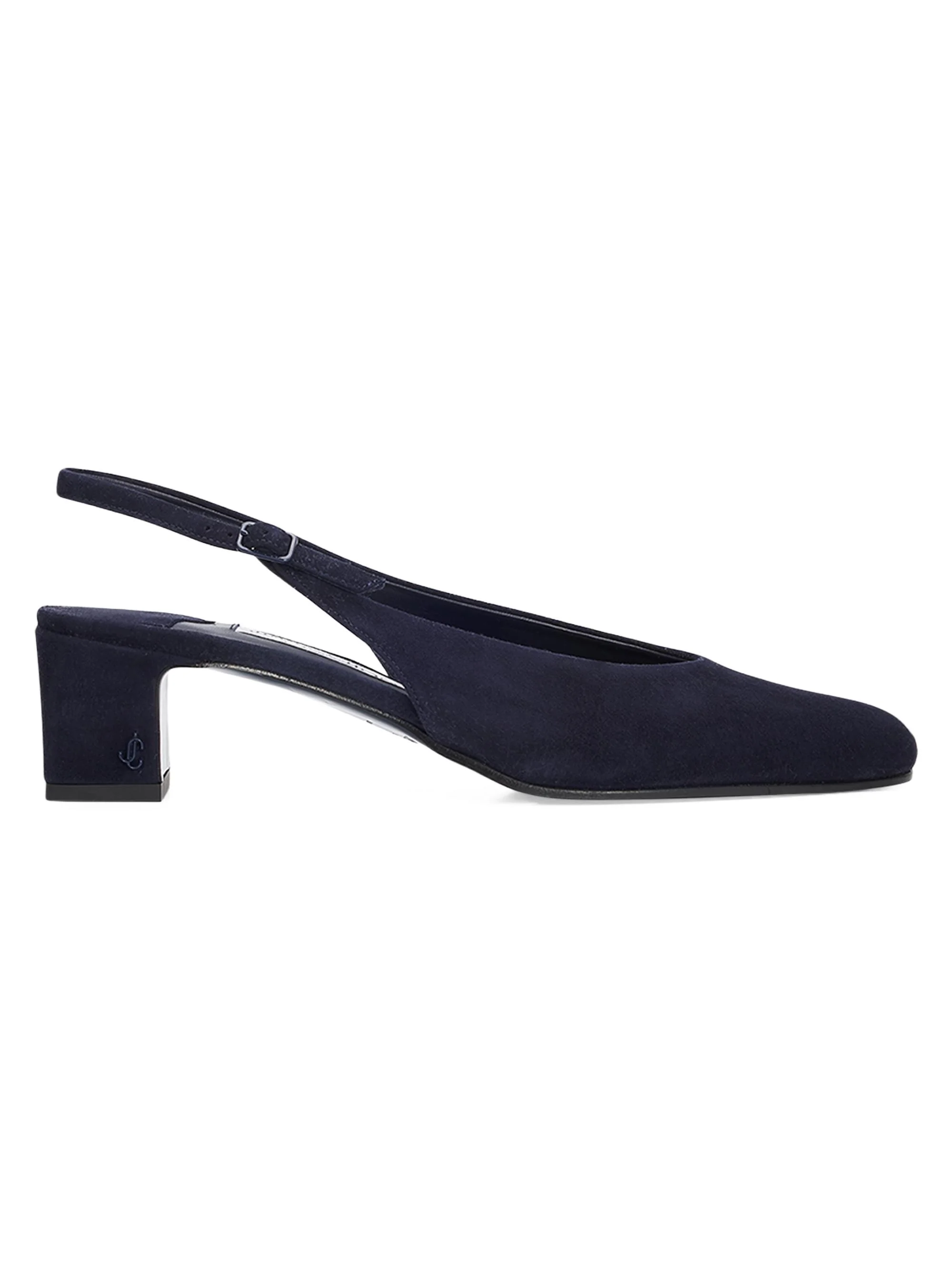 Women's Eyla 45MM Suede Slingback Pumps - Marine - 1