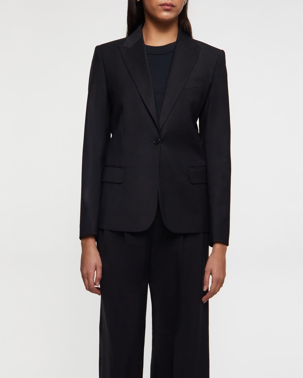 Blazer Sasha Cool Wool  Black - 2