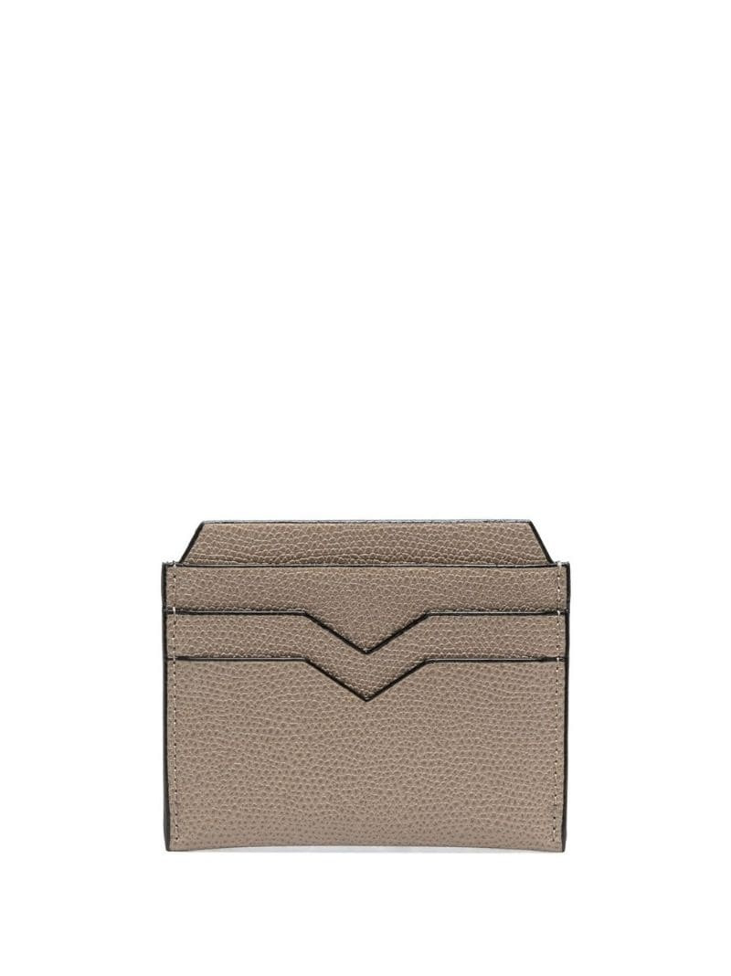 Valextra leather card holder outlook