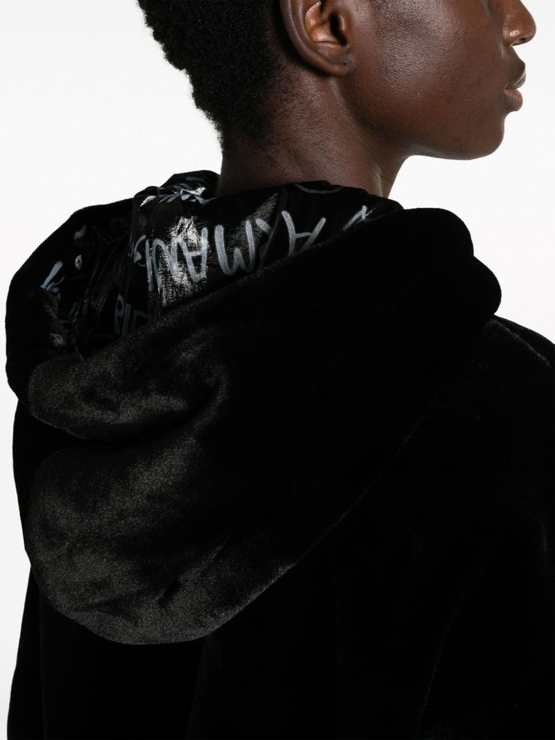 faux-fur reversible hooded jacket 5