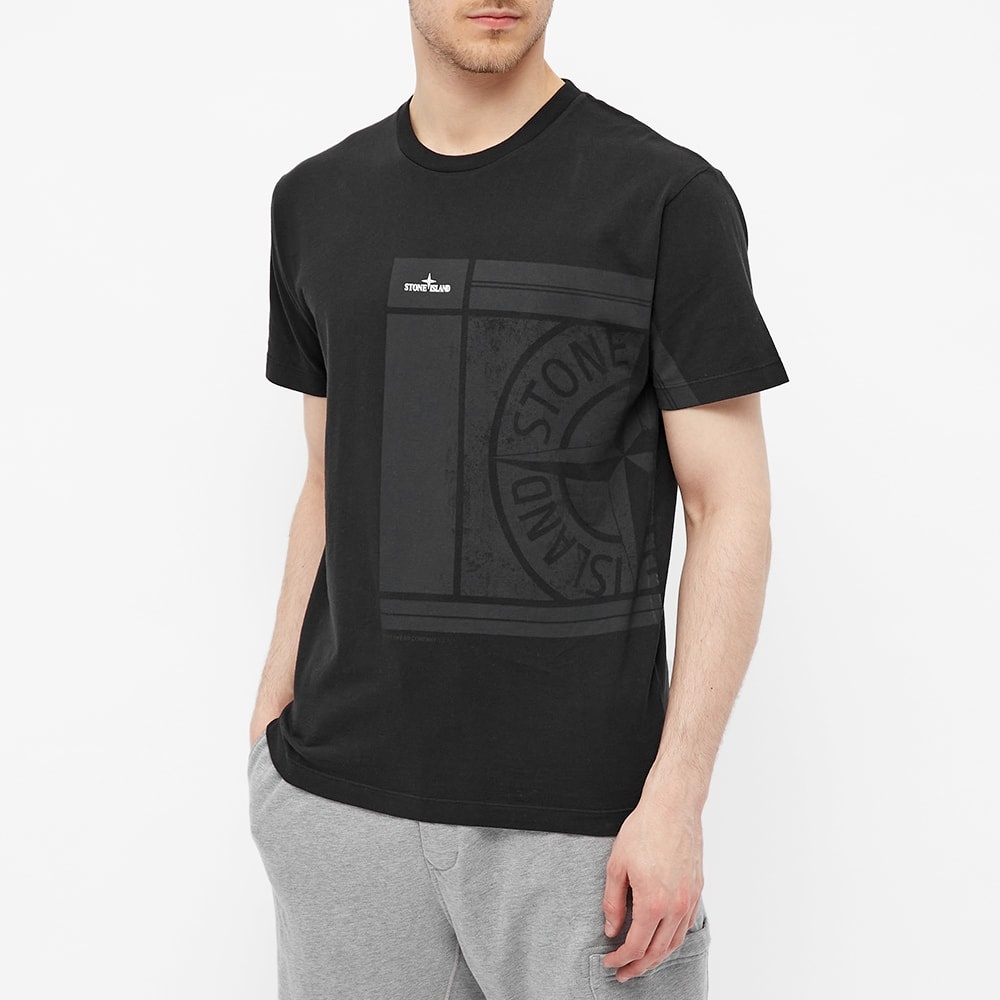 Stone Island Large Side Logo Tee - 4