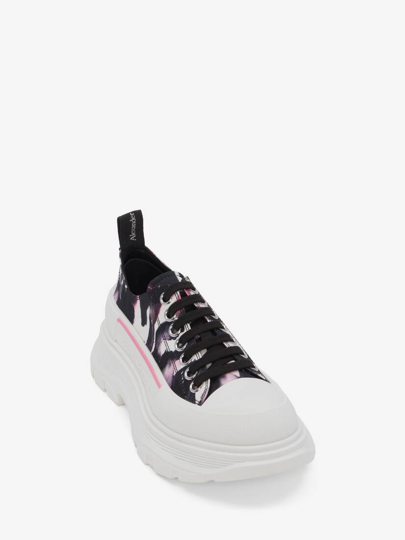 Women's  Tread Slick Watercolour Graffiti Lace Up in Multicolour - 2