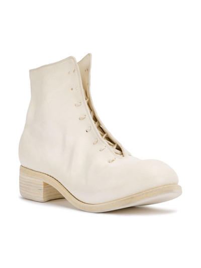 Guidi slouched lace up ankle boots outlook