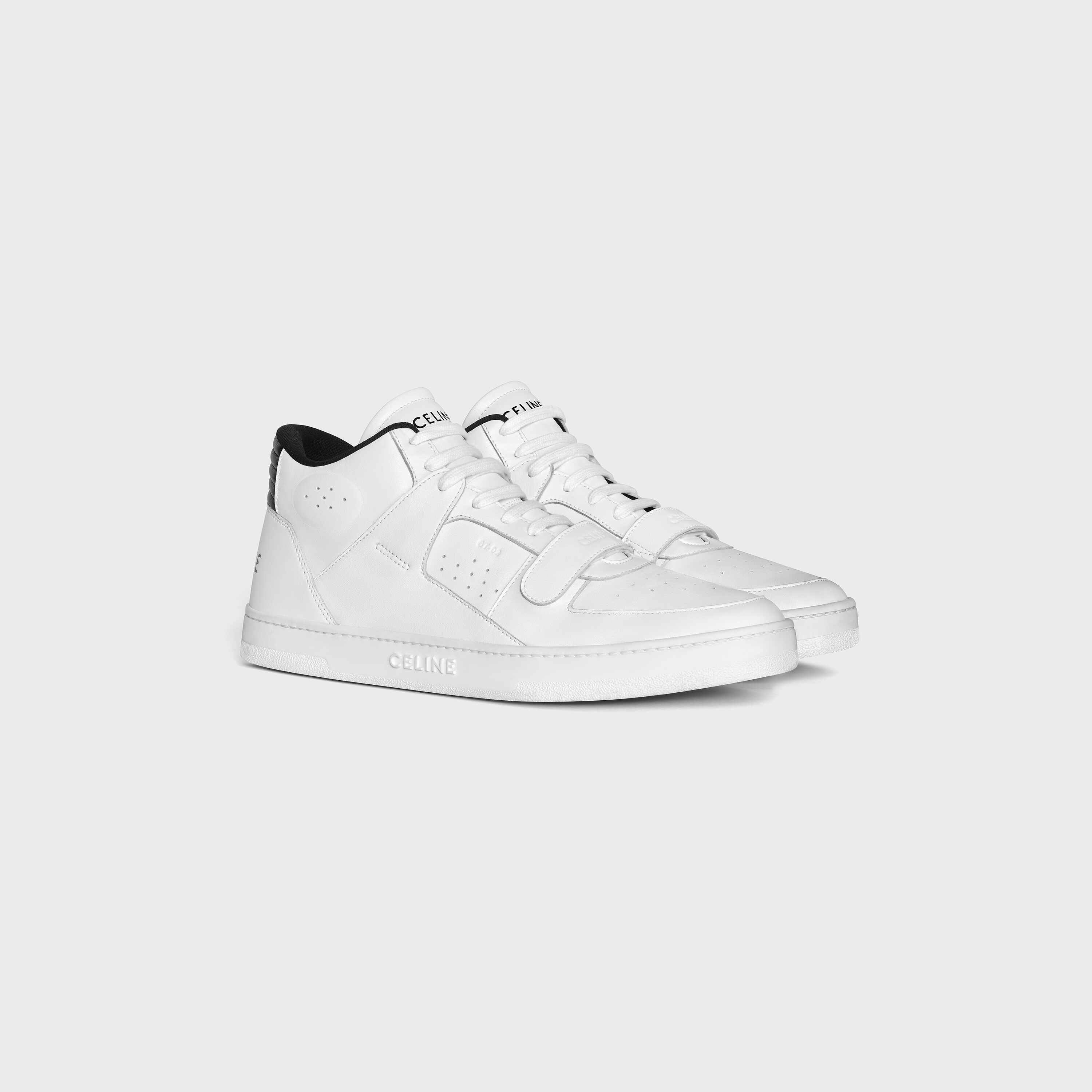 CT-02 MID SNEAKER WITH VELCRO in CALFSKIN - 2