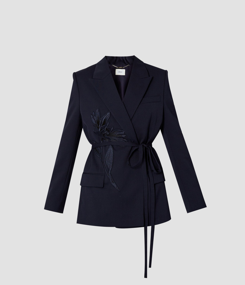 DOUBLE BREASTED BELTED BLAZER 1
